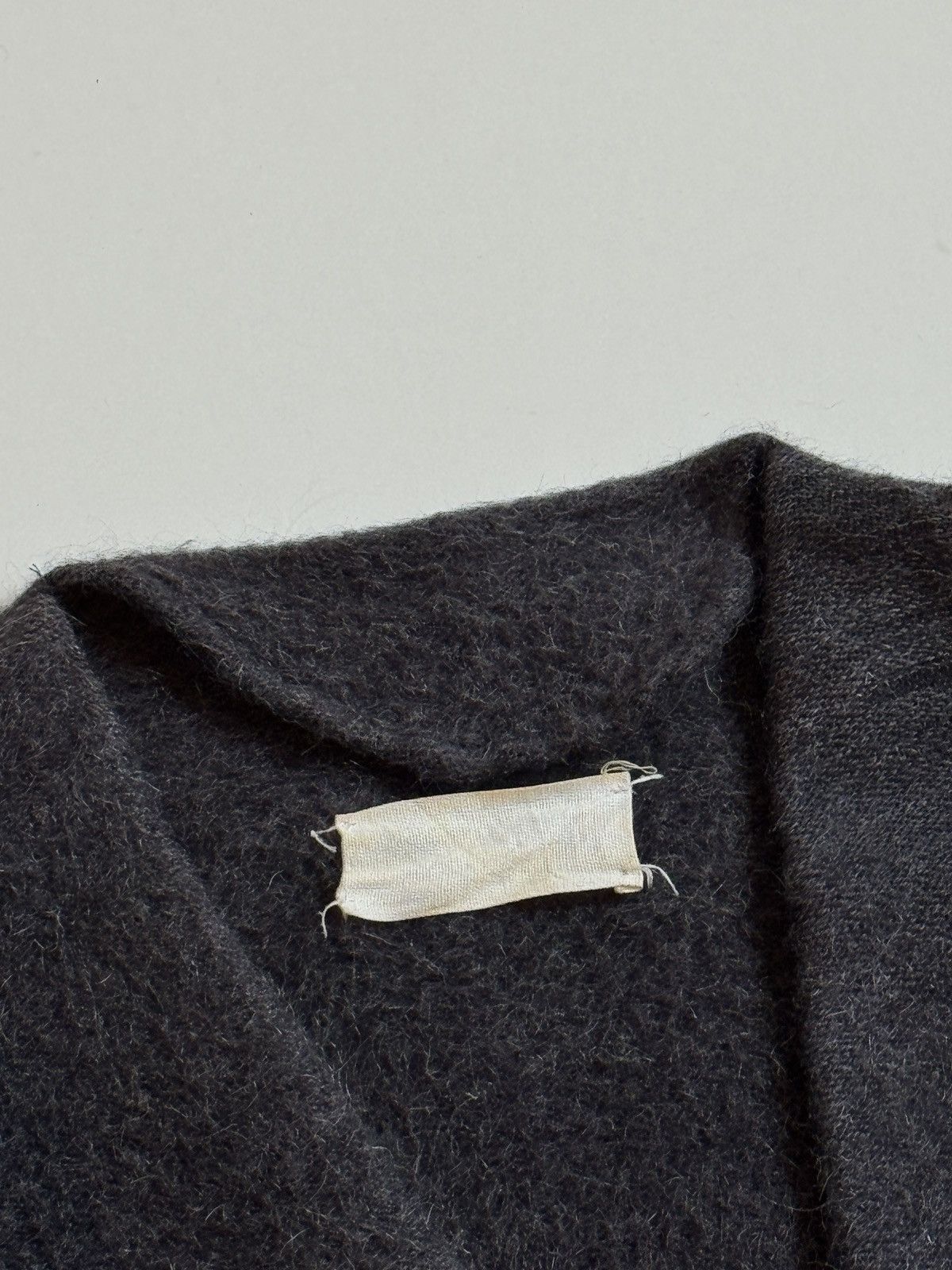 Maison Margiela FW1991 Metal Hook Mohair Coat Open Armpits and Zipped Vents Size L / US 10 / IT 46 - 7 Thumbnail