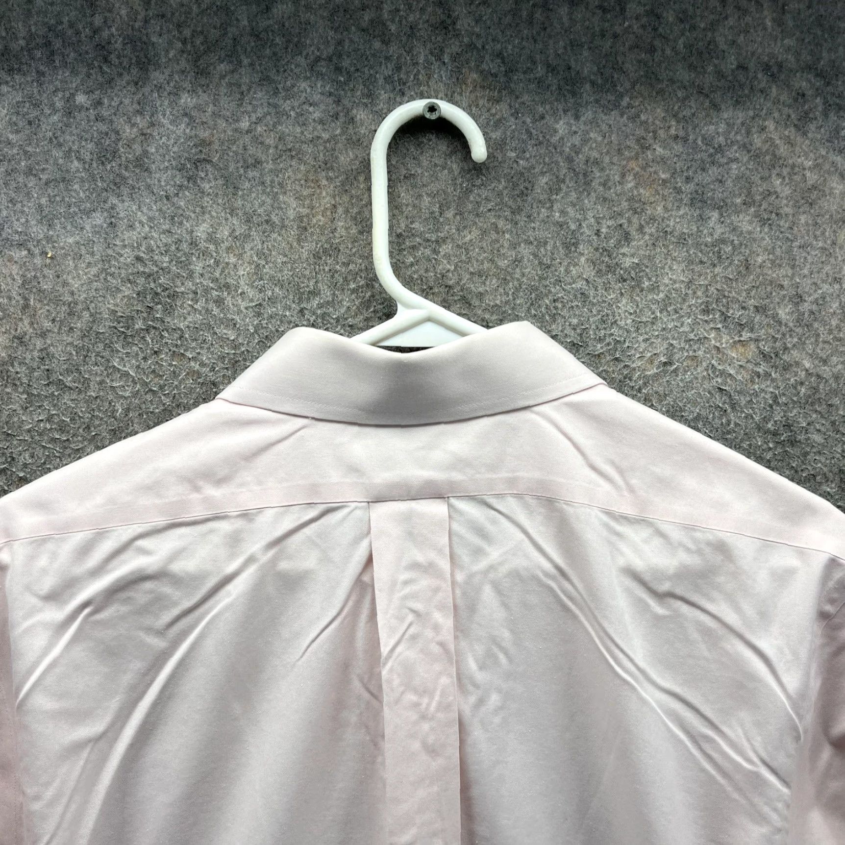 Brooks Brothers Brooks Brothers Dress Shirt Mens 15.5 Pink Solid Slim Regent Non Iron Shirt 34/35 Sleeve Button Cuff Mens Size 42R - 6 Thumbnail