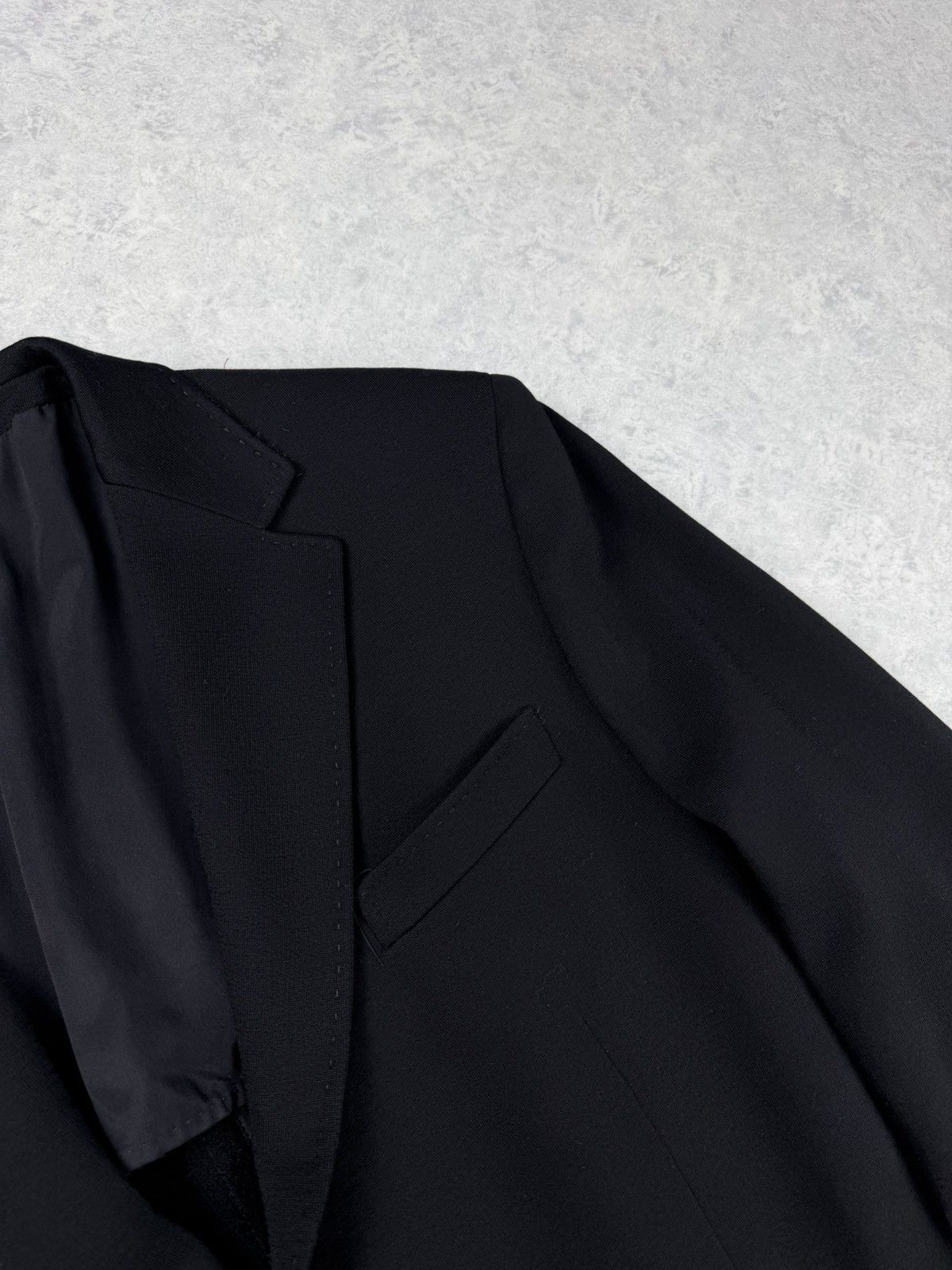 Z Zegna Z Zegna TM Wool Blazer Black Stretch Sport Coat Size 54R Size 44R - 6 Thumbnail