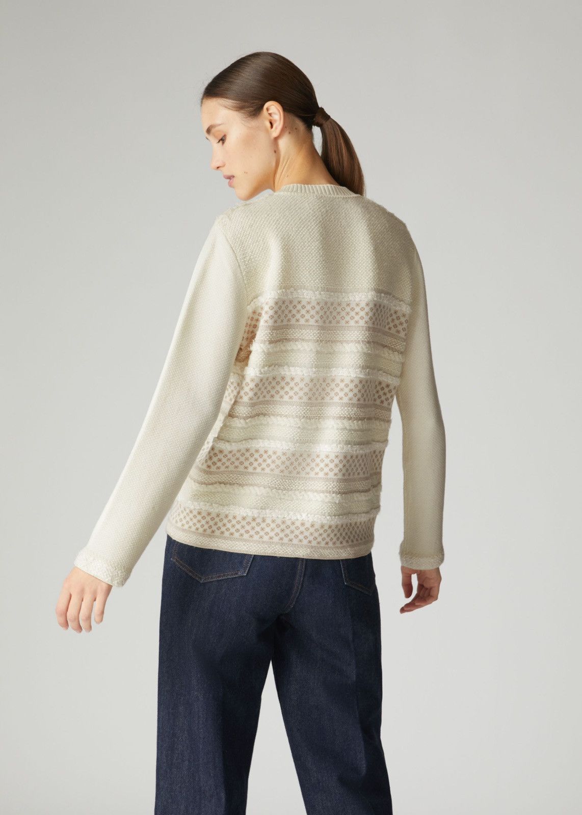Loro Piana o1srvl11e0125 Kingham Patch Sweater in Multicolor Size M / US 6-8 / IT 42-44 - 5 Thumbnail