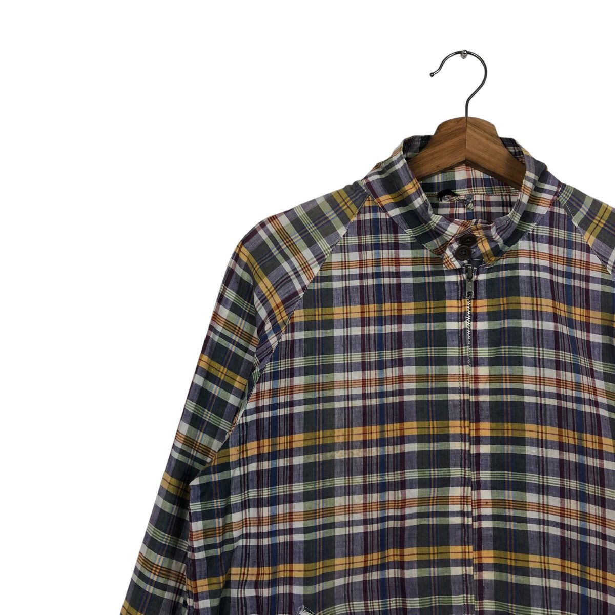 Japanese Brand × Vintage 📌Vintage Bomber Jacket Tartan Design Issey Miyake Size US M / EU 48-50 / 2 - 7 Thumbnail