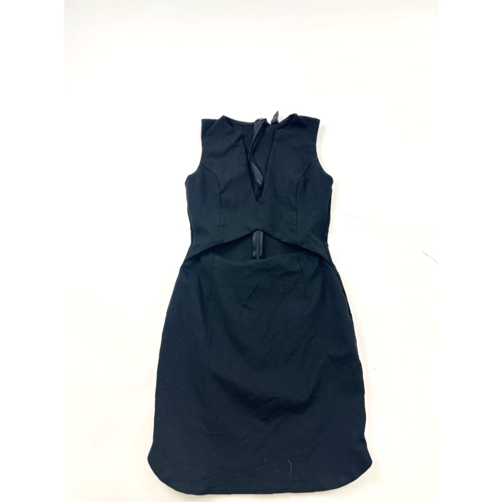 Vintage V Windsor Dress Women’s Small S Black Mini Cut Out Size S / US 4 / IT 40 - 2 Thumbnail