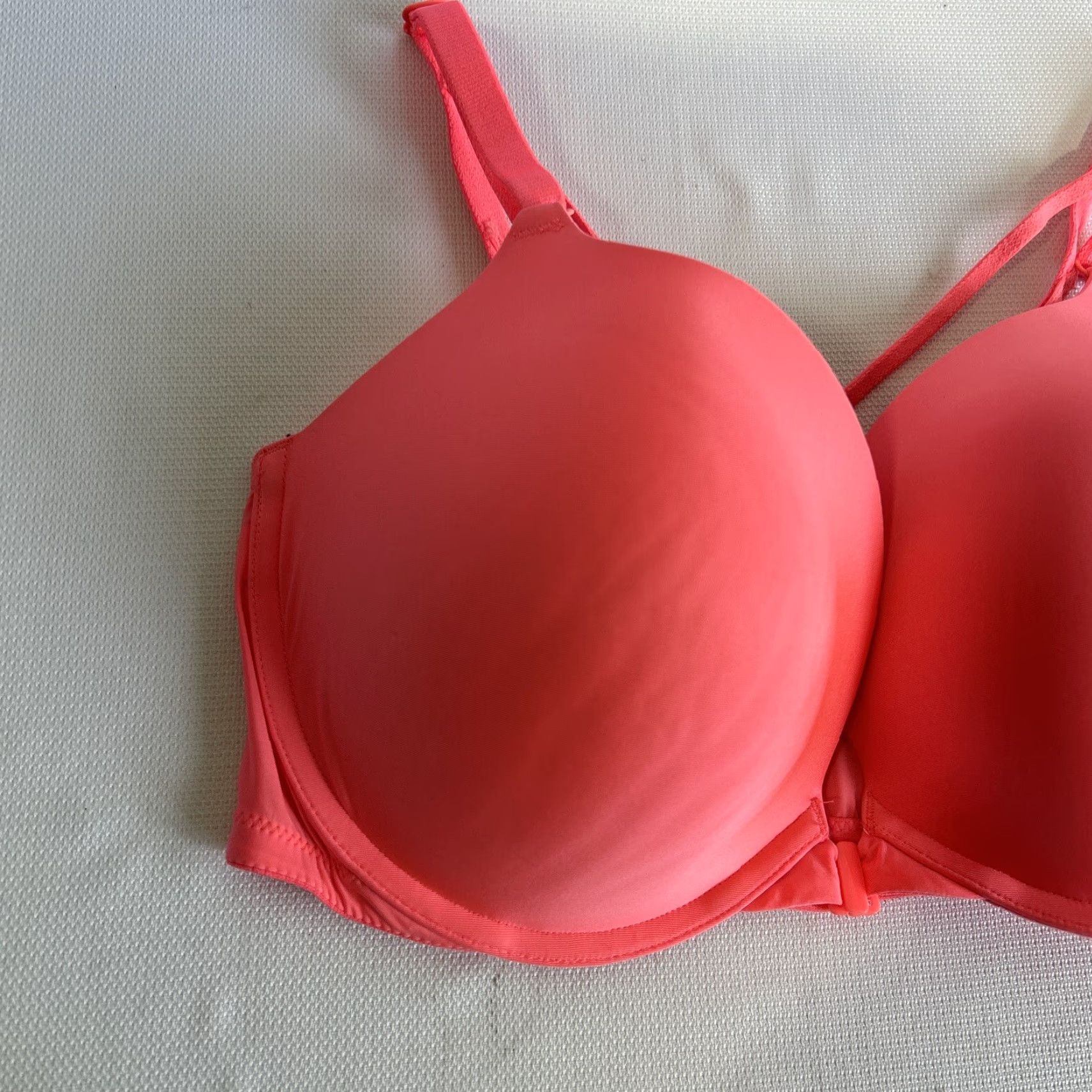 Victoria's Secret Victoria's Secret Bra 36DD Pink Racerback T-Shirt Front Close Womens Underwired DD Lace Size ONE SIZE - 2 Thumbnail