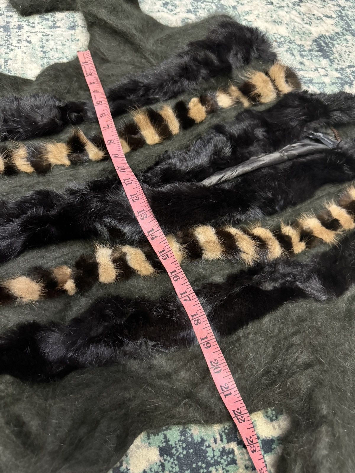 Designer CHRISTIAN GEORGES ANGORA FUR JACKET Size US L / EU 52-54 / 3 - 5 Thumbnail