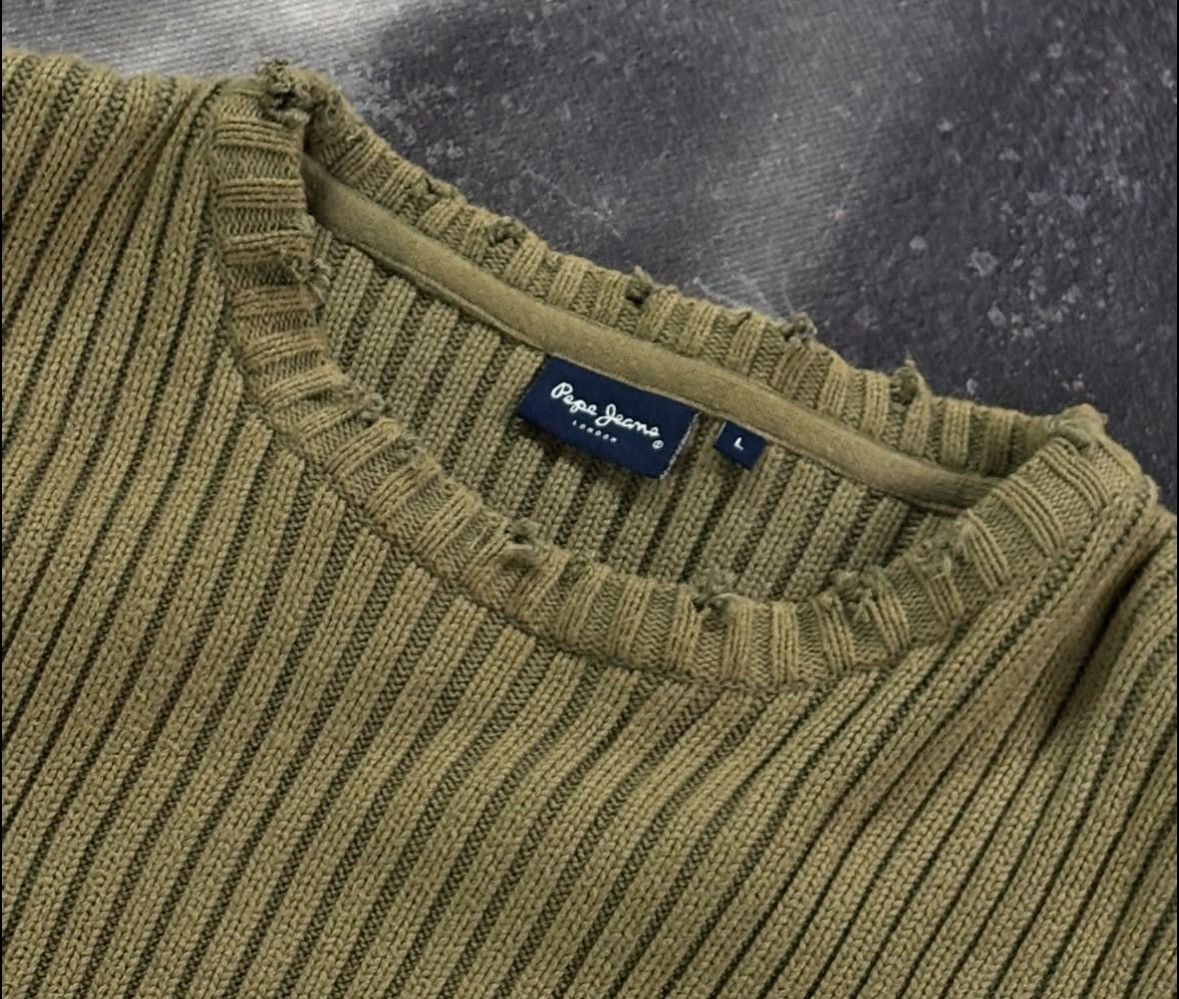 Vintage Distressed knitted vintage sweater Size US L / EU 52-54 / 3 - 4 Thumbnail