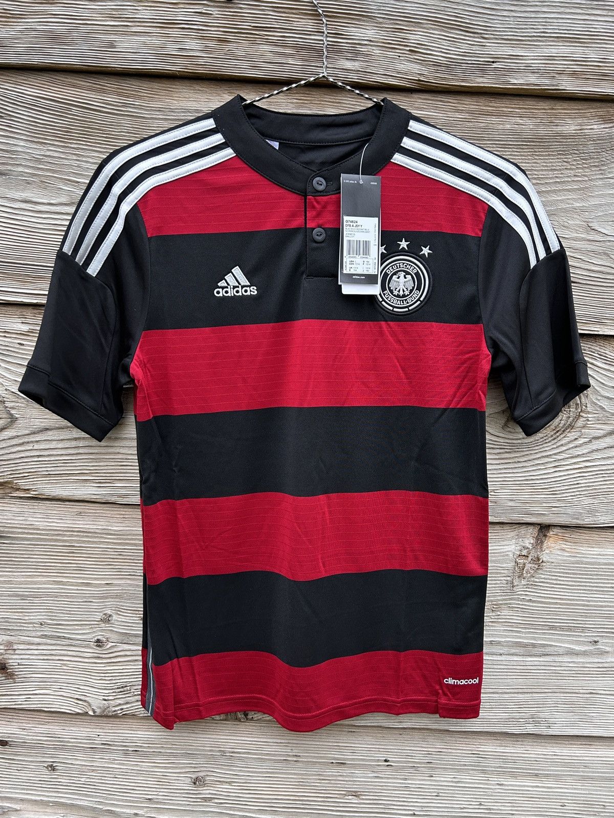 Adidas BNWT Adidas Germany DFB 2014 Away Kit Soccer Jersey Size US XS / EU 42 / 0 - 1 Thumbnail
