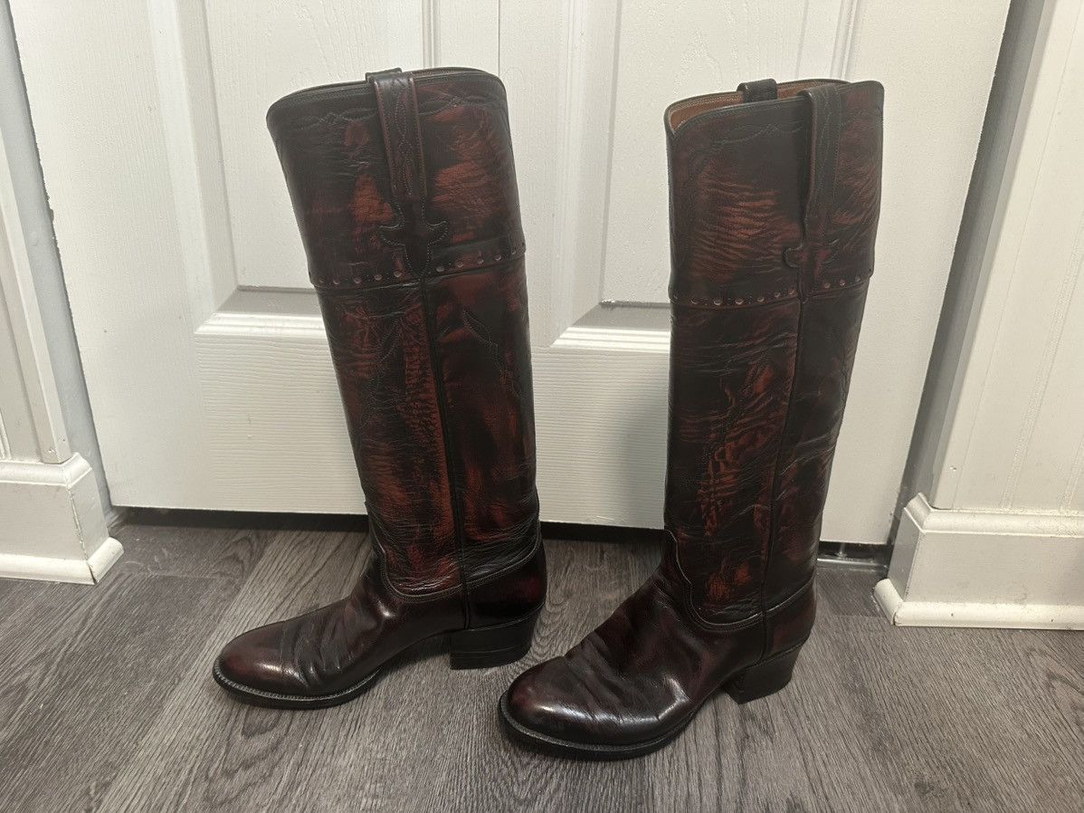 Lucchese Vintage Goat Leather Luccheses Size US 7.5 / IT 37.5 - 1 Thumbnail