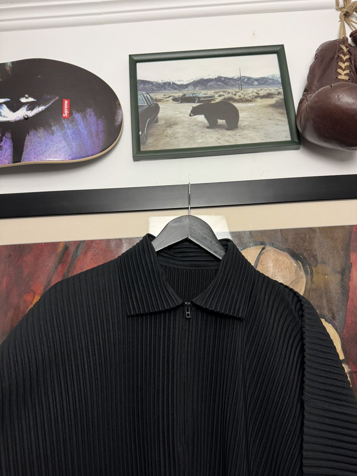 Issey Miyake Homme Plisse Issey Miyake Polo 1/4 Zip Longsleeve Japanese Size US L / EU 52-54 / 3 - 4 Thumbnail