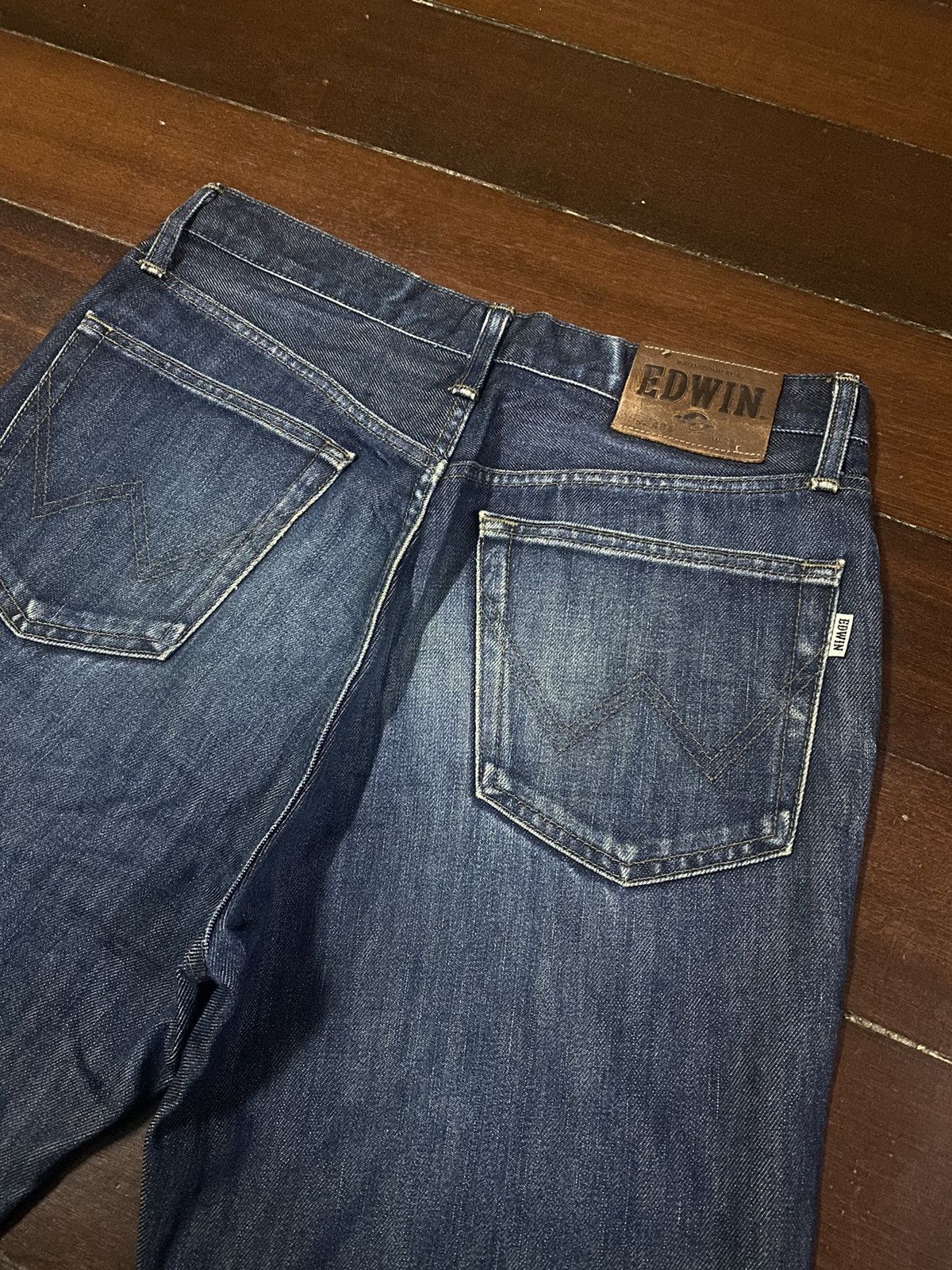 Edwin × Japanese Brand FIRE 🔥 VINTAGE EDWIN 404 distressed Size US 33 - 11 Thumbnail