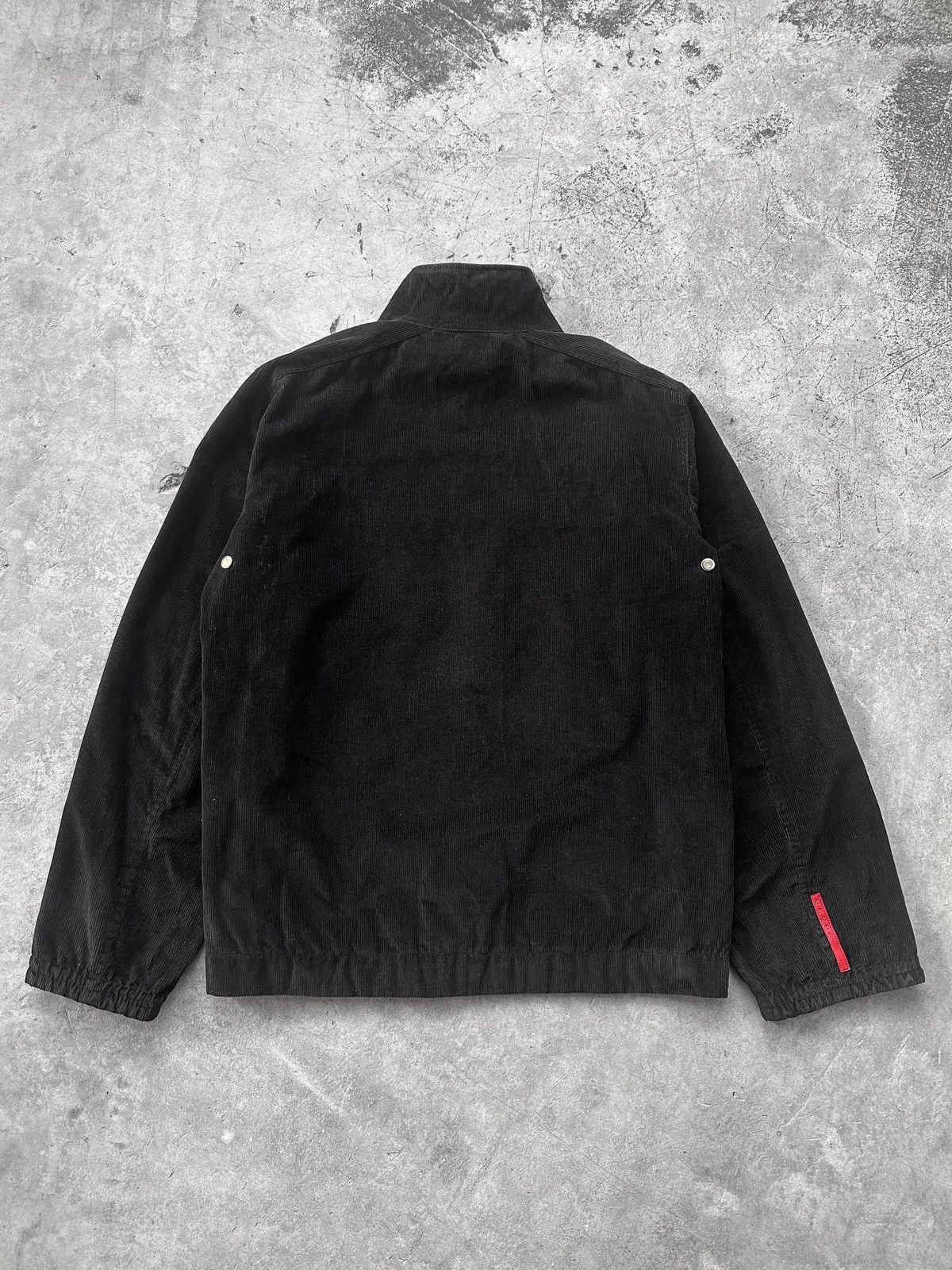 Prada Prada Black Corduroy Reversible Tech Zip Jacket Size US L / EU 52-54 / 3 - 6 Thumbnail