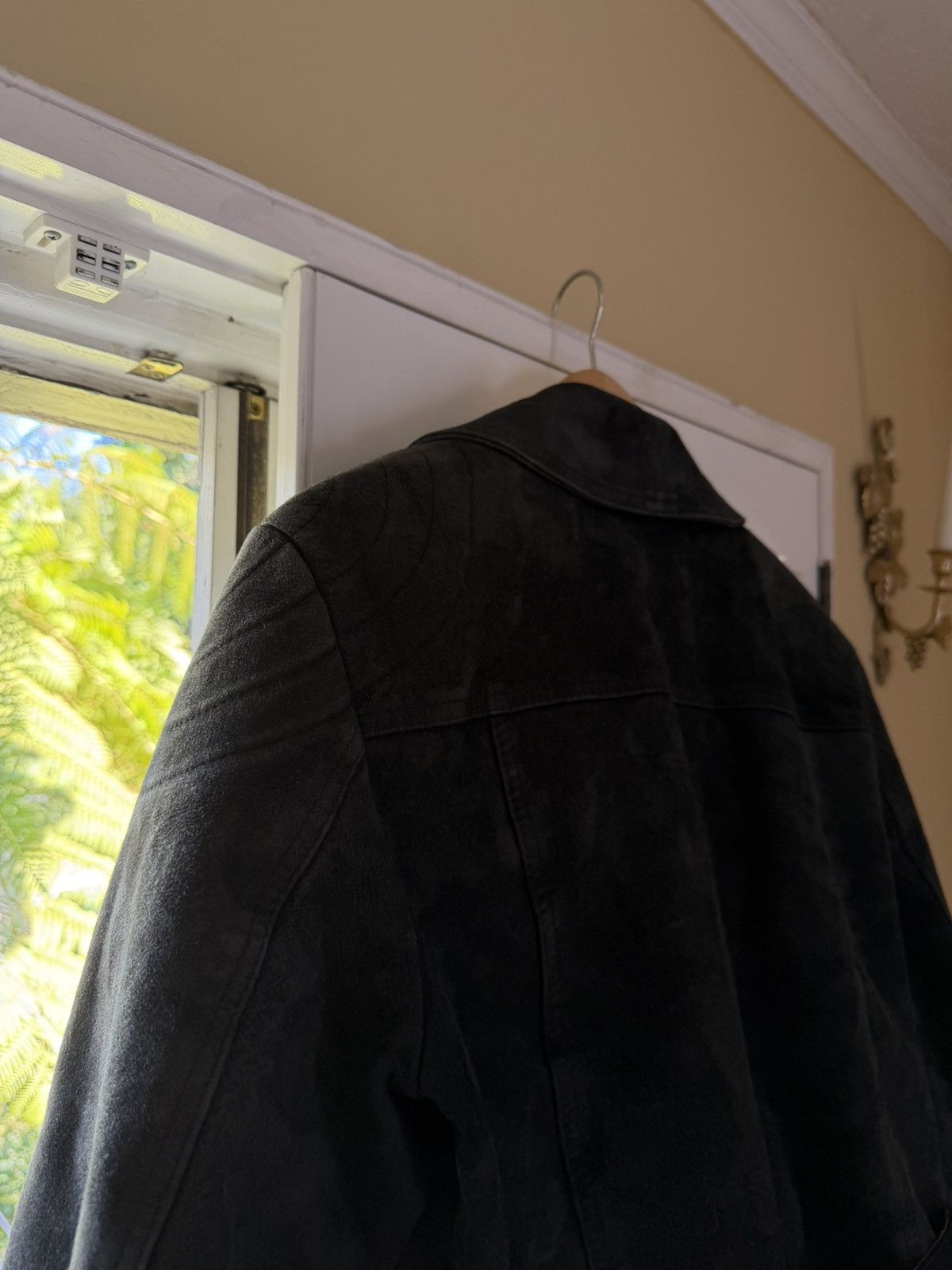Versace Archive Versace dark green suede biker leather jacket medium Size US M / EU 48-50 / 2 - 7 Thumbnail