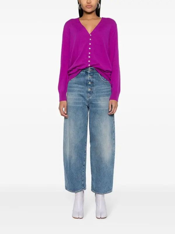 Loewe o1y1025 Cardigan in Purple Size M / US 6-8 / IT 42-44 - 4 Thumbnail