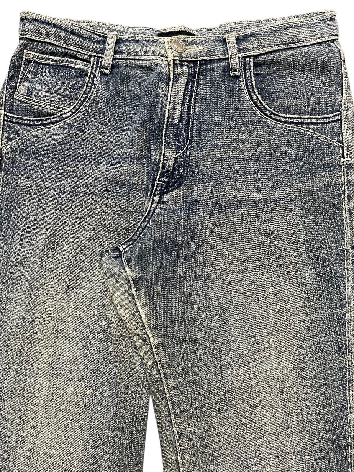 Hysteric Glamour Vintage Japanese Brand Blue Faded Wash Flared Wide Leg Jeans Size US 29 - 4 Thumbnail