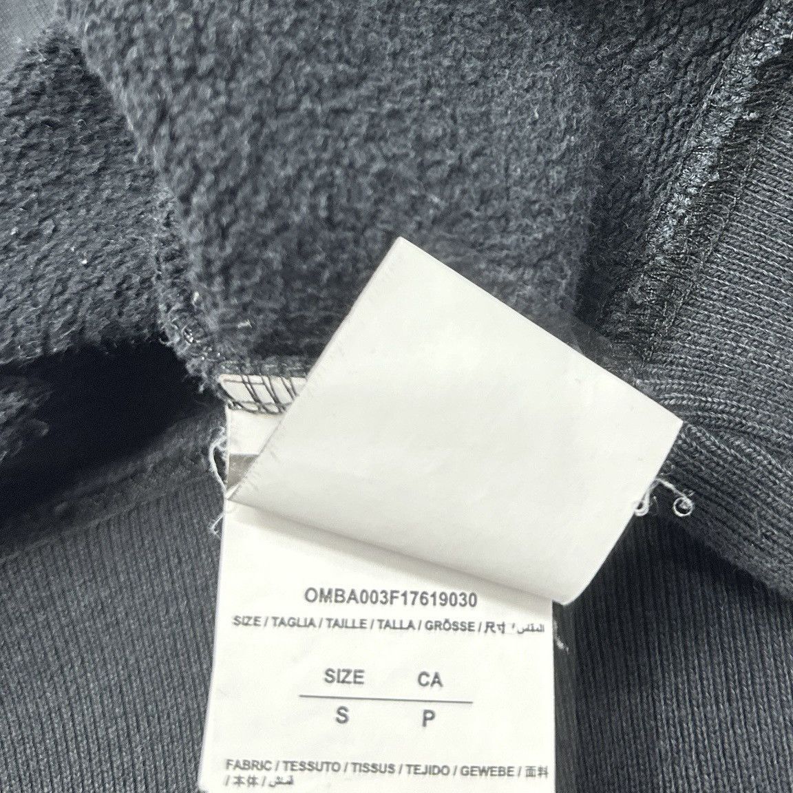 Off-White Off-White Diagonal Galaxy Brushed crewneck sweatshirt Size US S / EU 44-46 / 1 - 4 Thumbnail