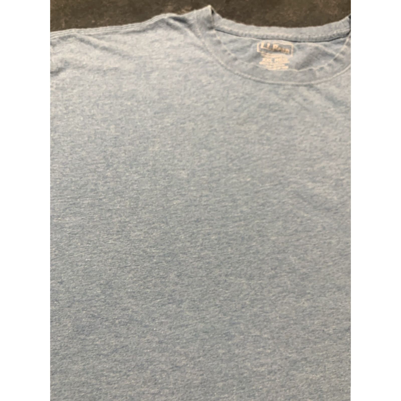 Vintage L.L. Bean T-Shirt Mens 2XL Blue Solid Crew Neck Activewear Short Sleeve Summer Casual Size US XXL / EU 58 / 5 - 4 Thumbnail