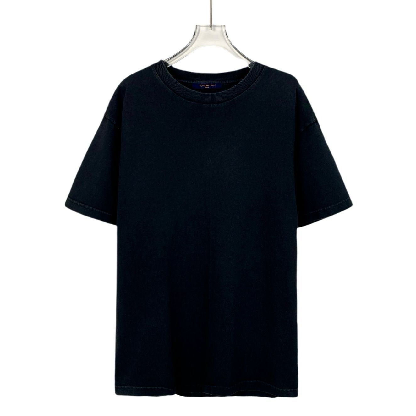 Louis Vuitton Louis Vuitton Black Cotton Round Neck Short Sleeve T-Shirt M Size M / US 6-8 / IT 42-44 - 1 Thumbnail