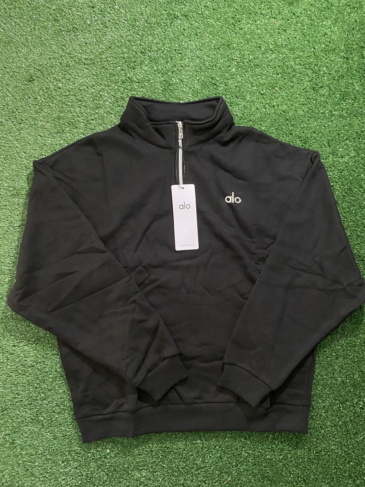 Alo Yoga Black Alo Yoga Quarter Zip Size M / US 6-8 / IT 42-44 - 1 Thumbnail