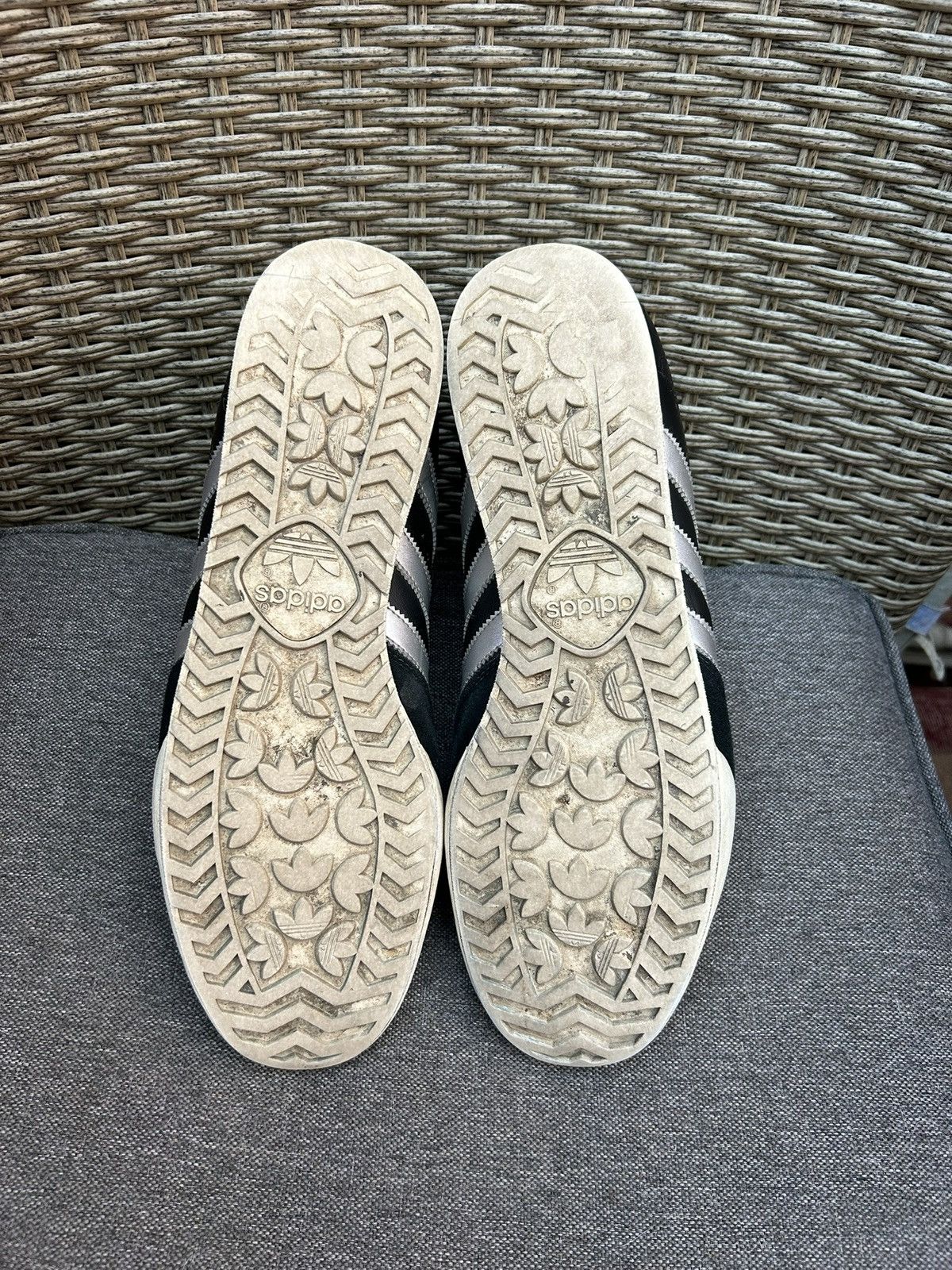 Adidas 2010 Adidas Beckenbauer Allround Leather Low Top Trainers Size US 12.5 / EU 45-46 - 7 Thumbnail