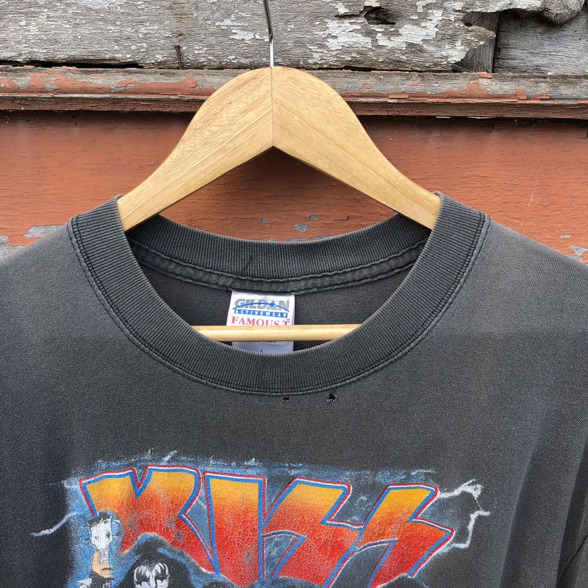 Band Tees Vintage y2k Faded KISS Farewell Tour I Was There Tshirt Size US L / EU 52-54 / 3 - 8 Thumbnail