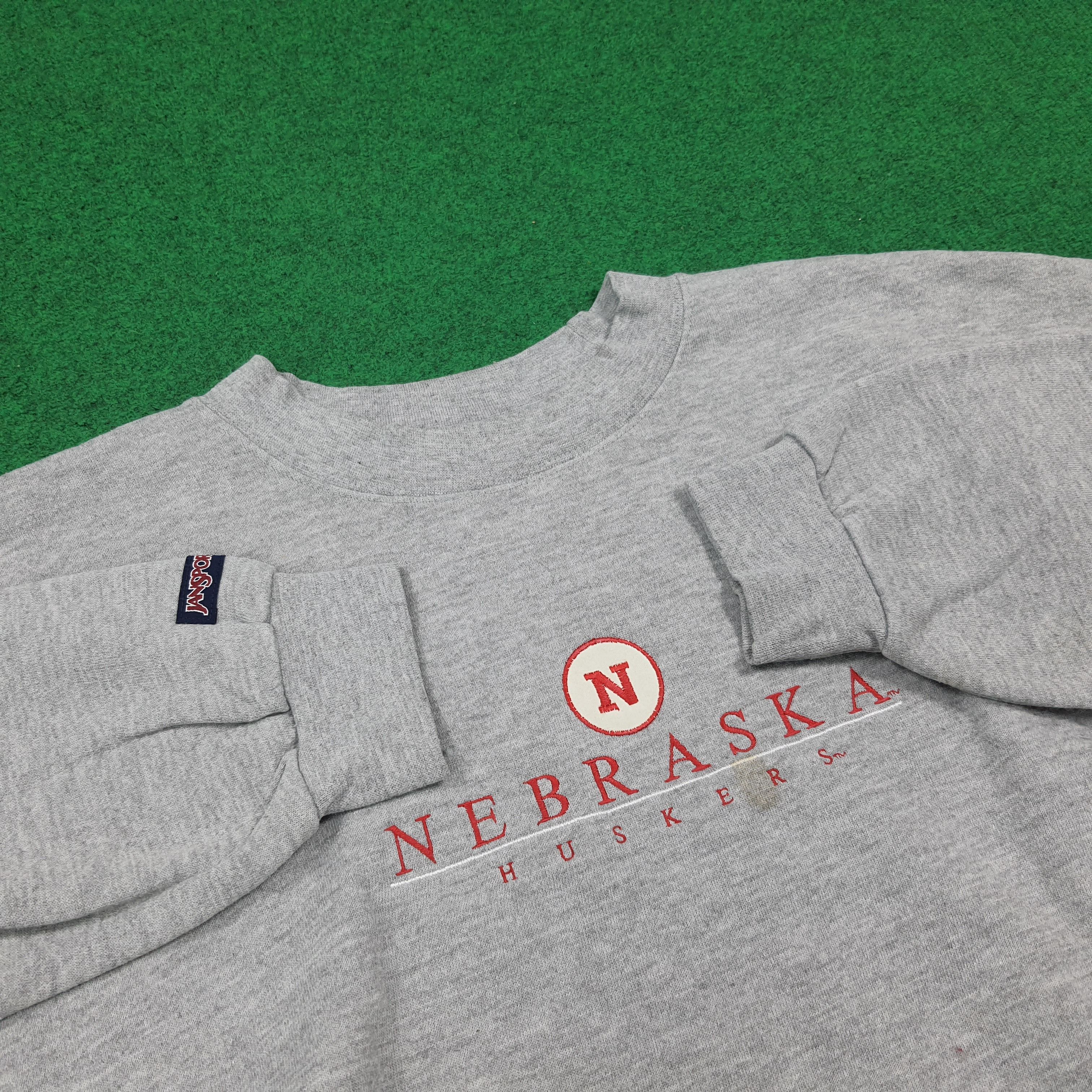 Jansport Vintage 90s Nebraska Huskers University Sweatshirt C287N22 Size US XXL / EU 58 / 5 - 5 Thumbnail