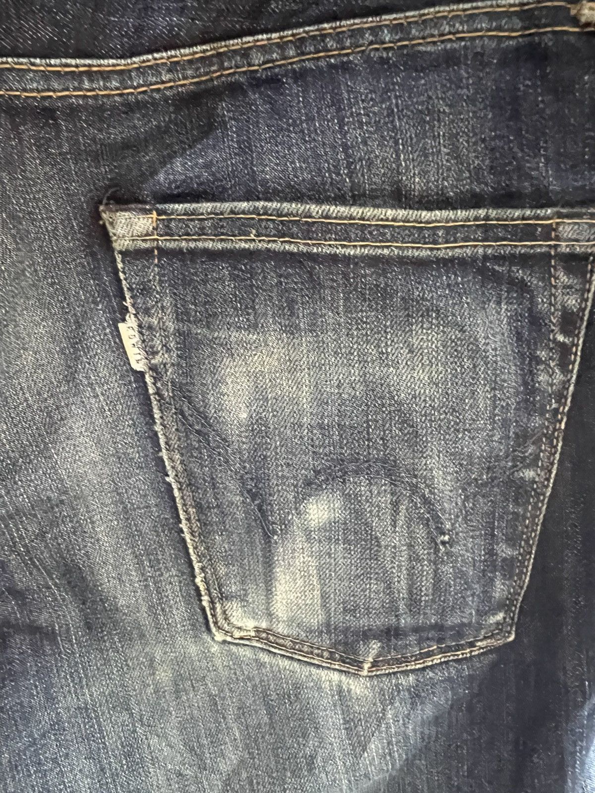 Edwin 🔥Vintage Edwin Flared Distressed Denim Size US 34 / EU 50 - 12 Thumbnail