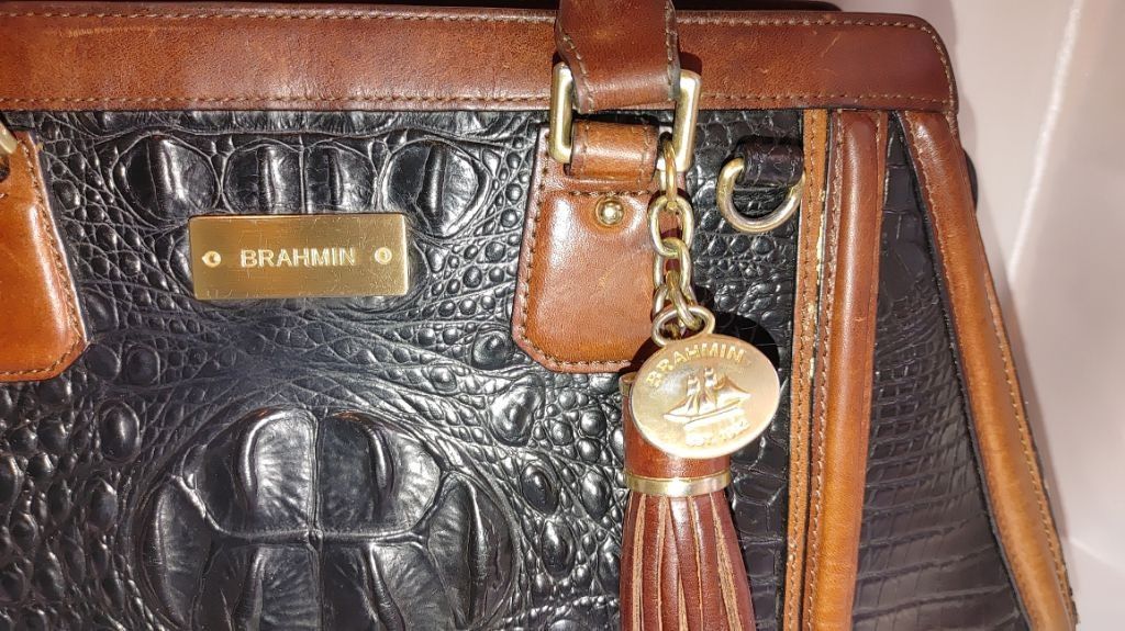 BRAHMIN Brahmin Arden Tortoise Melbourne Satchel Size ONE SIZE - 5 Thumbnail