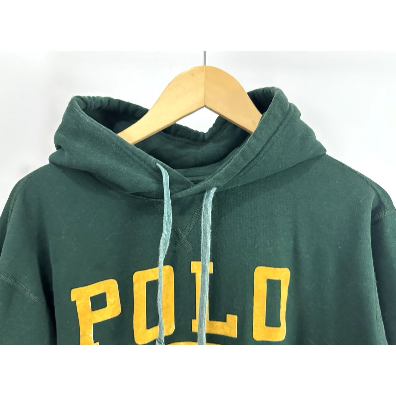 Polo Ralph Lauren Polo Ralph Lauren 1967 Athletic Dept Flocked Green Yellow Hoodie Sweatshirt M Size US M / EU 48-50 / 2 - 4 Thumbnail