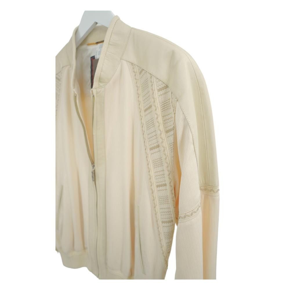 Designer Torras Ivory Leather Jacket Size S Size S / US 4 / IT 40 - 3 Thumbnail