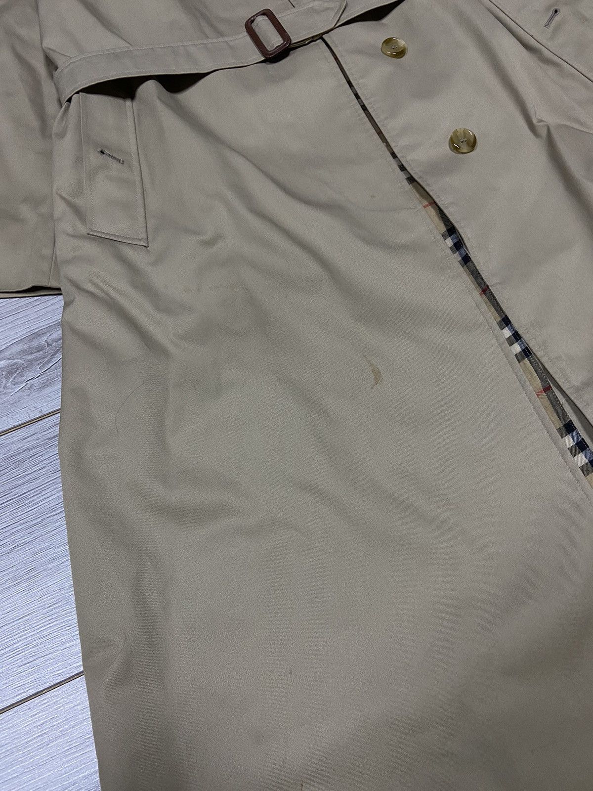 Burberry Burberry vintage trench jacket beige nova check sand Size US L / EU 52-54 / 3 - 6 Thumbnail