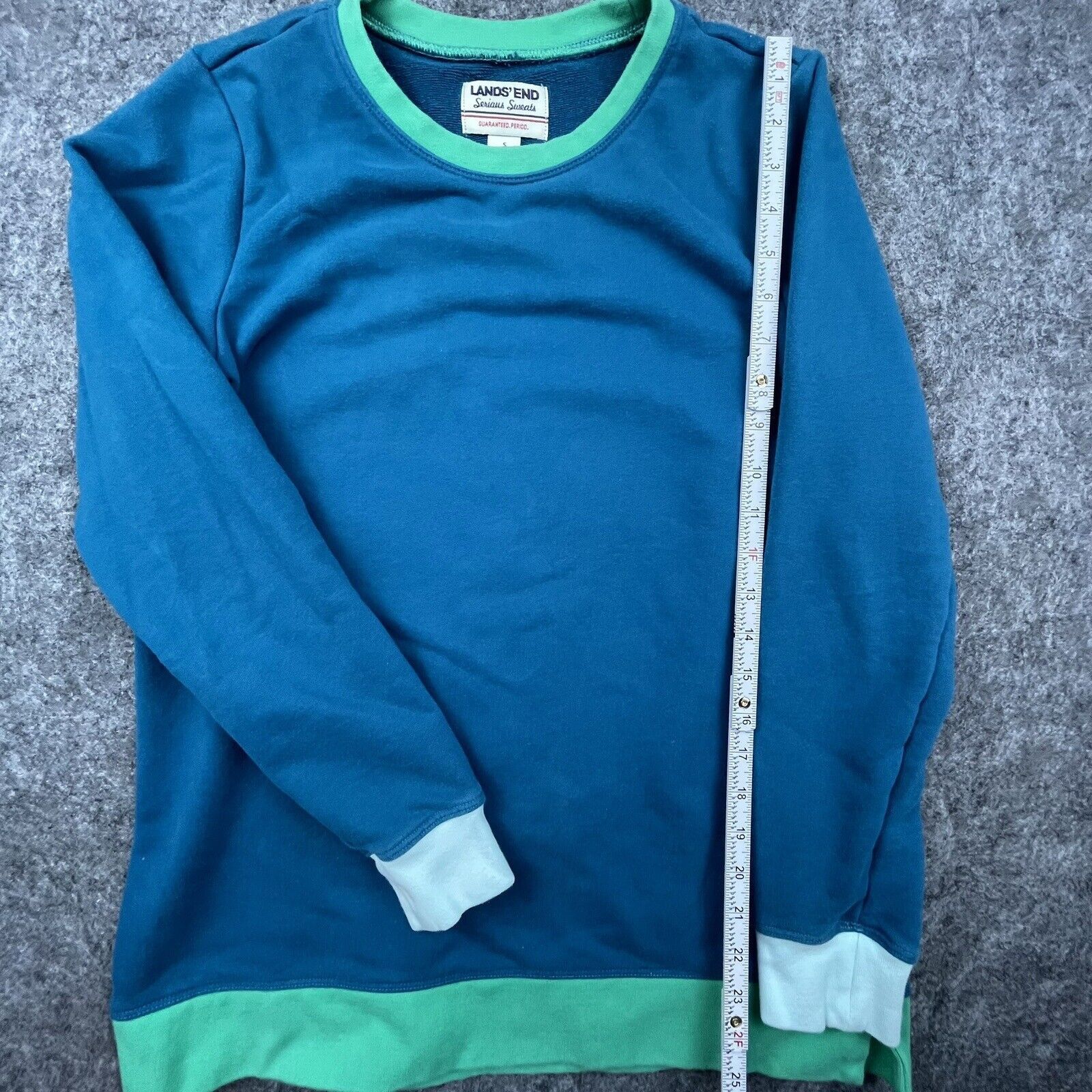 Lands' End Lands End Serious Sweatshirt Womens Small 6-8 Colorblock Size S / US 4 / IT 40 - 4 Thumbnail
