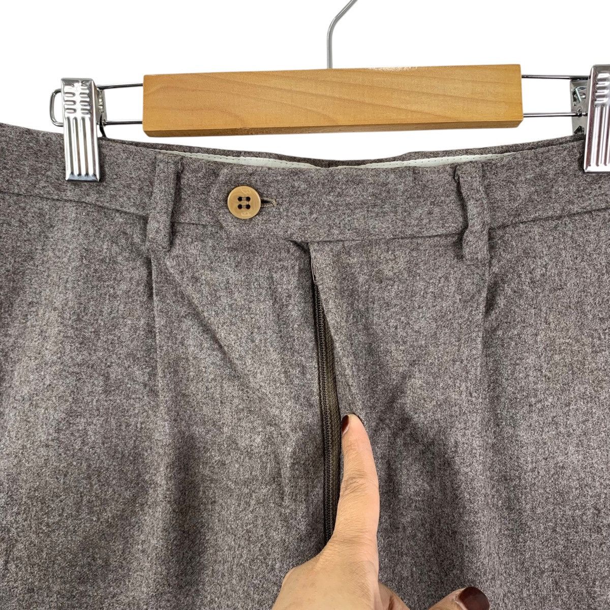 Ballantyne Vintage 80s BALLANTYNE Scottish Brand Wool Casual Pants Size US 30 / EU 46 - 4 Thumbnail