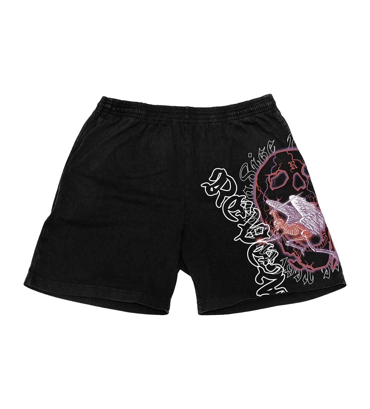 Revenge Skeleton Angel Shorts Black Size US 34 / EU 50 - 1 Thumbnail