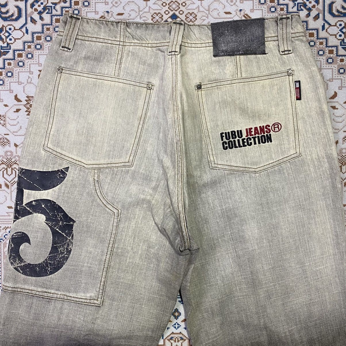 Fubu × Vintage 2000S Y2K FUBU GRADIENT DYED JEANS PANTS Size US 34 / EU 50 - 6 Thumbnail