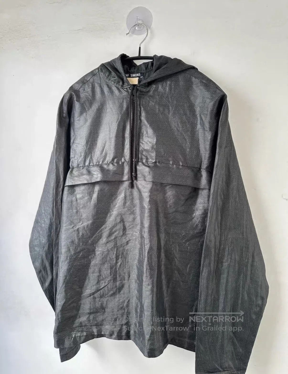 Raf Simons Black Hooded Lightweight Jacket. Size US L / EU 52-54 / 3 - 2 Thumbnail