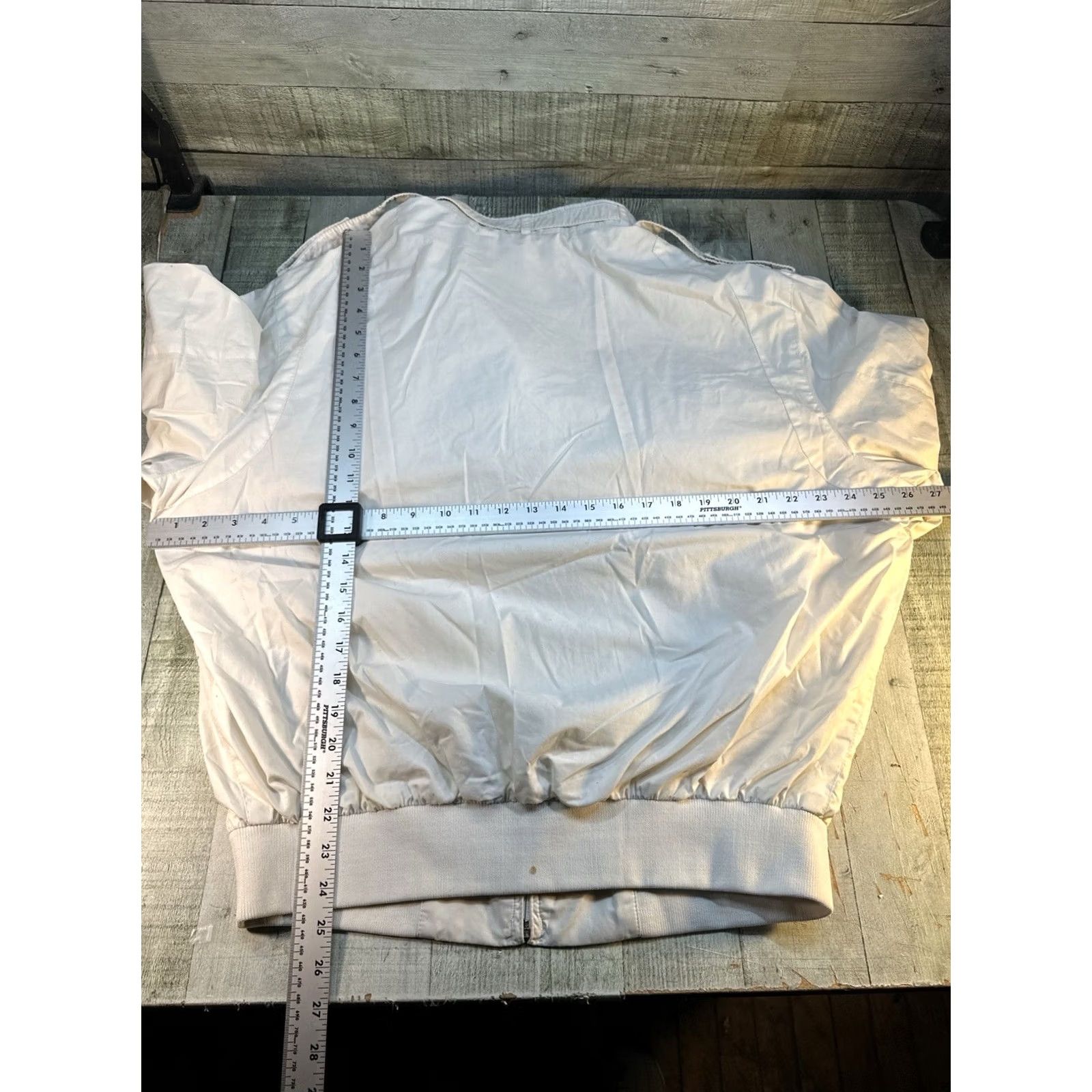 Members Only Members Only White Zip Jacket Mens 46L Windbreaker Lightweight Baggy Style Slim Fit Menswear Windshell Lightweight Zip-Up Jacket Size US S / EU 44-46 / 1 - 3 Thumbnail