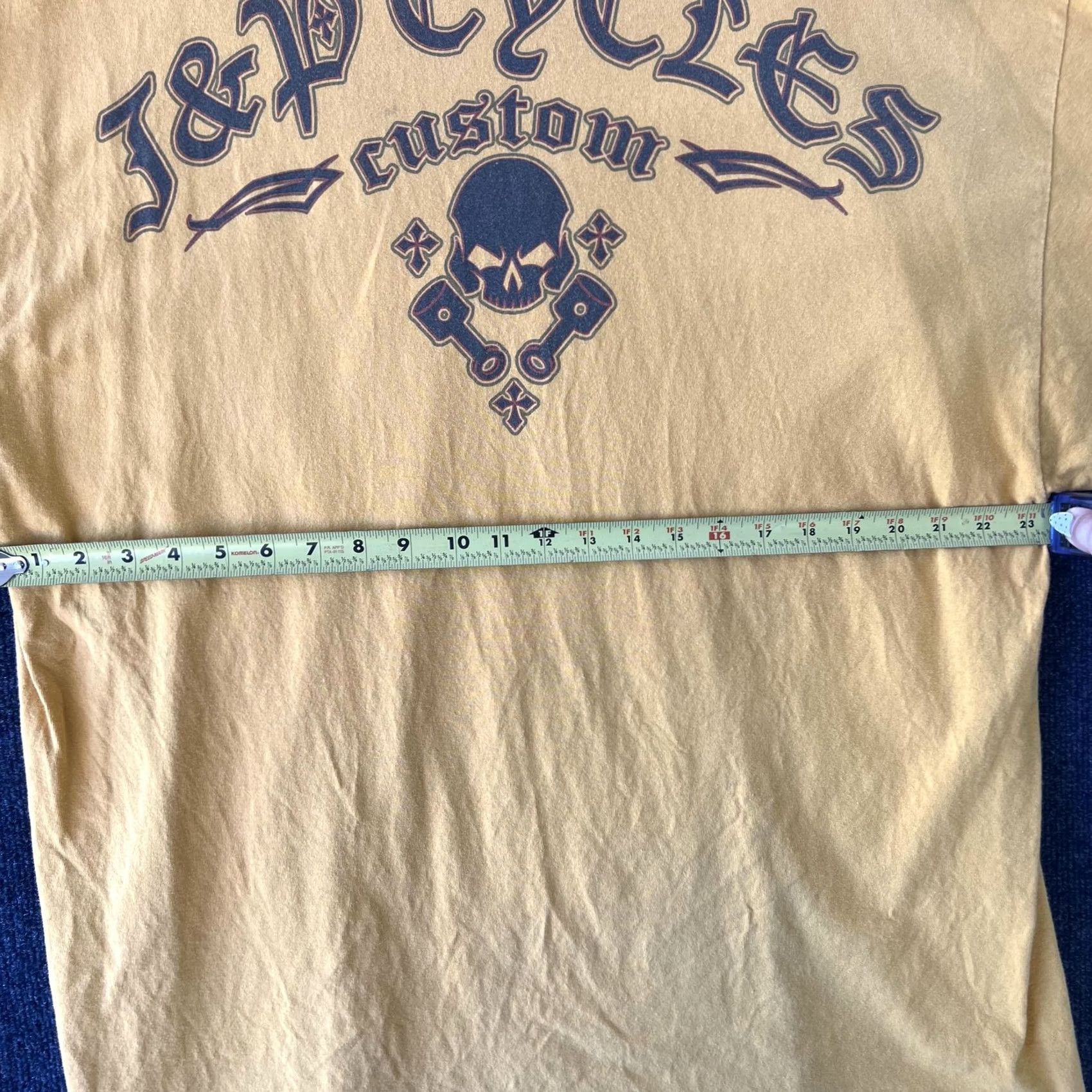 Vintage VINTAGE J&P Cycles Shirt Mens 2XL Yellow Biker Motorcycle Custom Graphic Eagle Skull 1979 Size US XXL / EU 58 / 5 - 3 Thumbnail