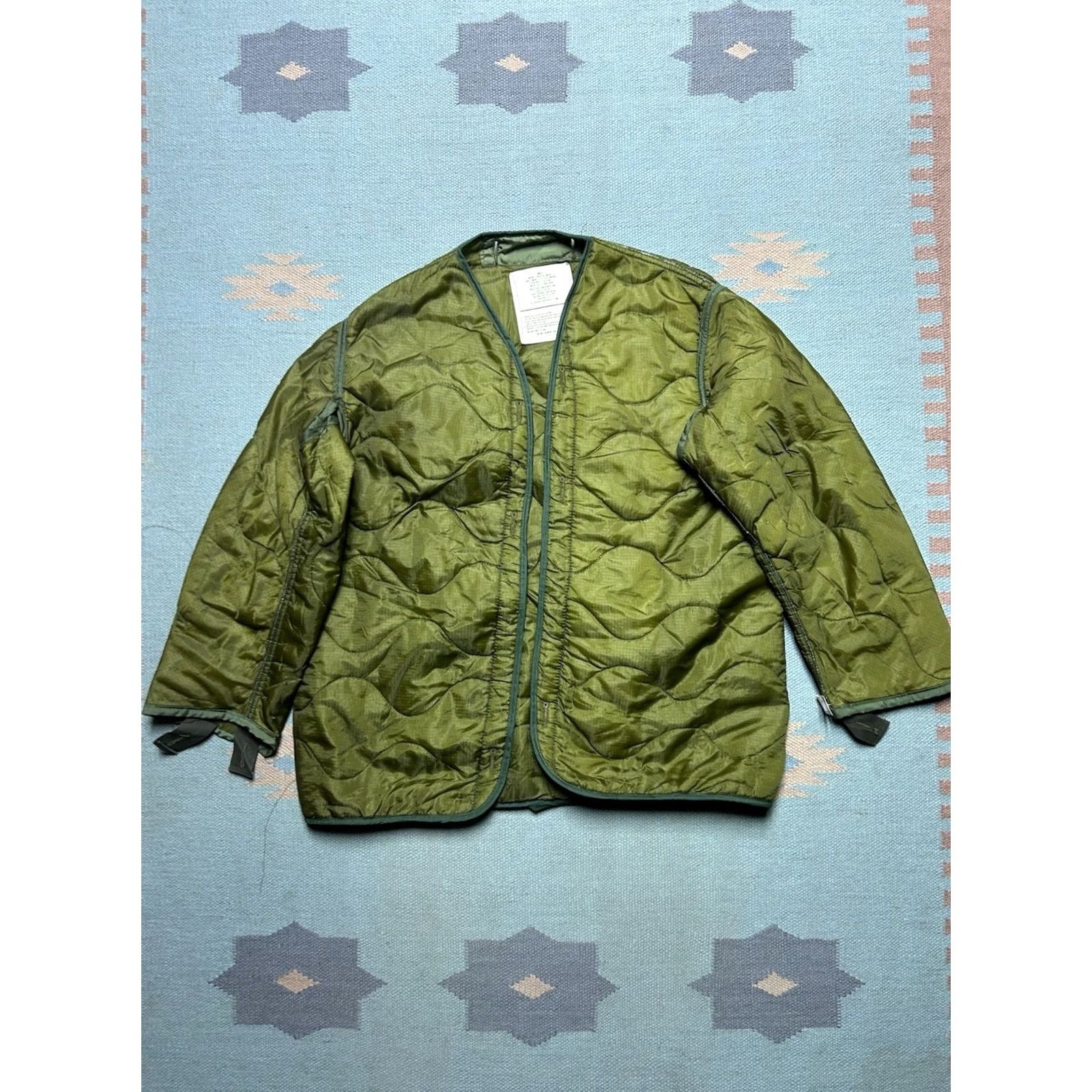 Vintage VINTAGE Field M65 Coat Military Jacket Liner Green Quilted Small Mens Shirt? Size US S / EU 44-46 / 1 - 2 Thumbnail