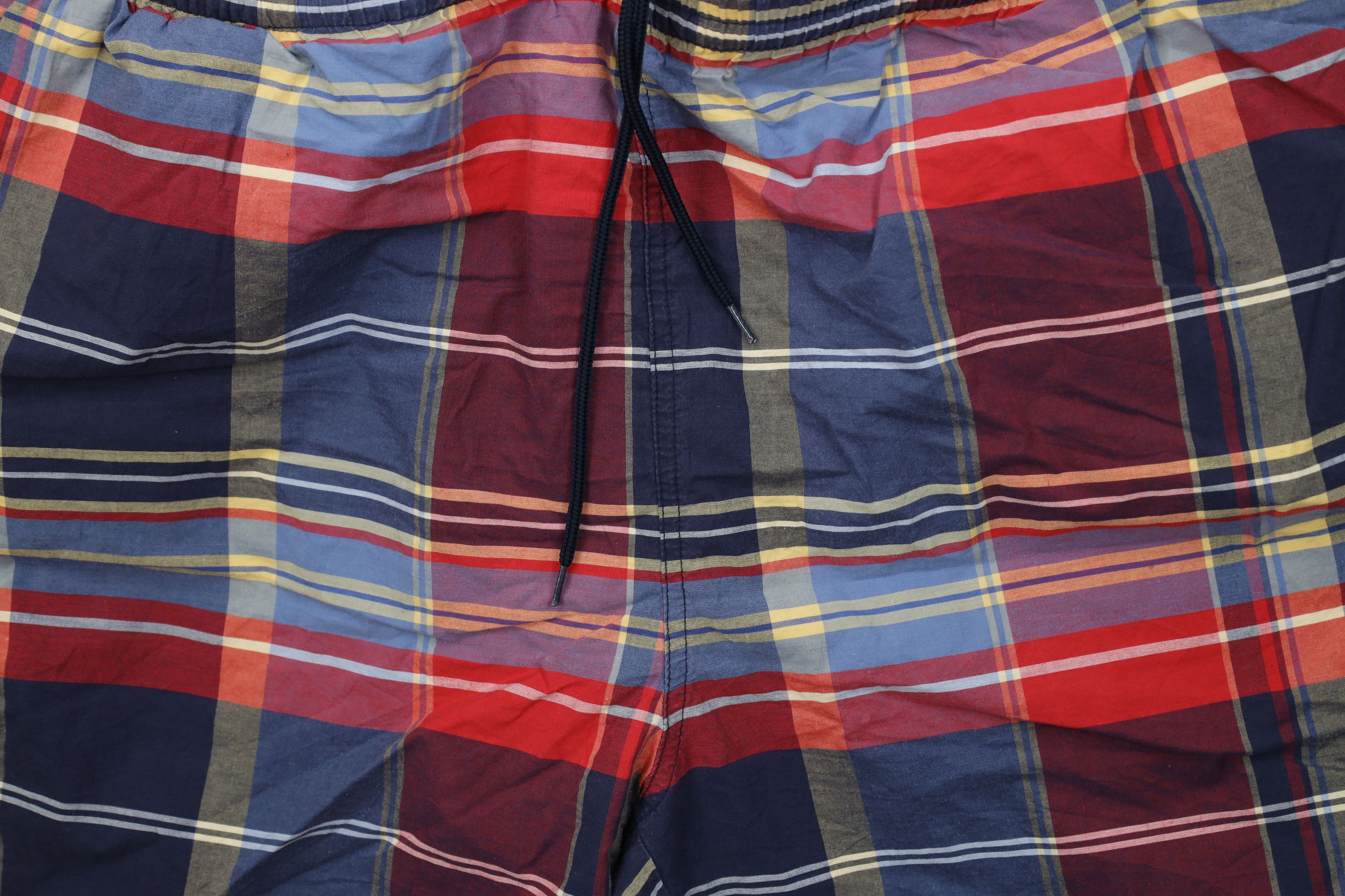 Nautica Vintage 90s Nautica Sailing Lined Above Knee Shorts Plaid Size US 34 / EU 50 - 3 Thumbnail