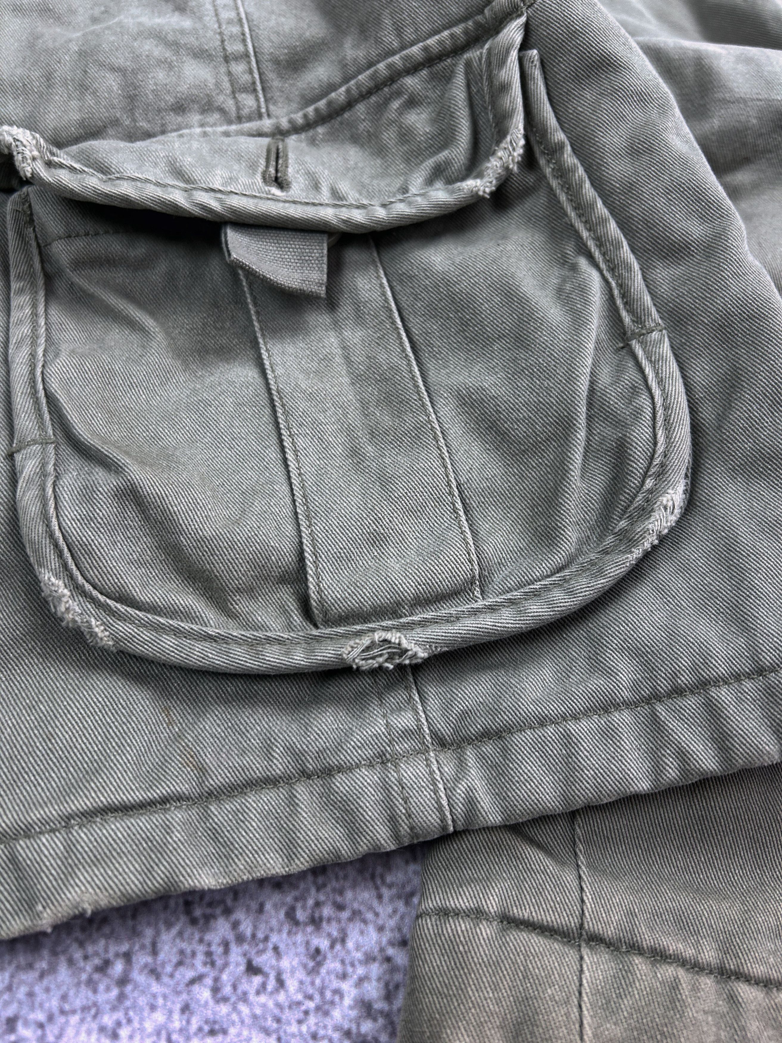 Vintage Vintage Military Jacket Fur Collar Cropped Y2K Streetwear Size US S / EU 44-46 / 1 - 10 Thumbnail