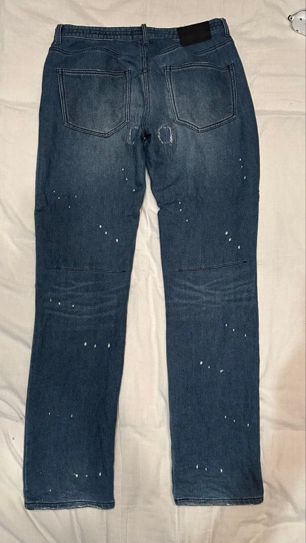 Number (N)ine Distressed Denim Jeans Size US 32 / EU 48 - 2 Thumbnail