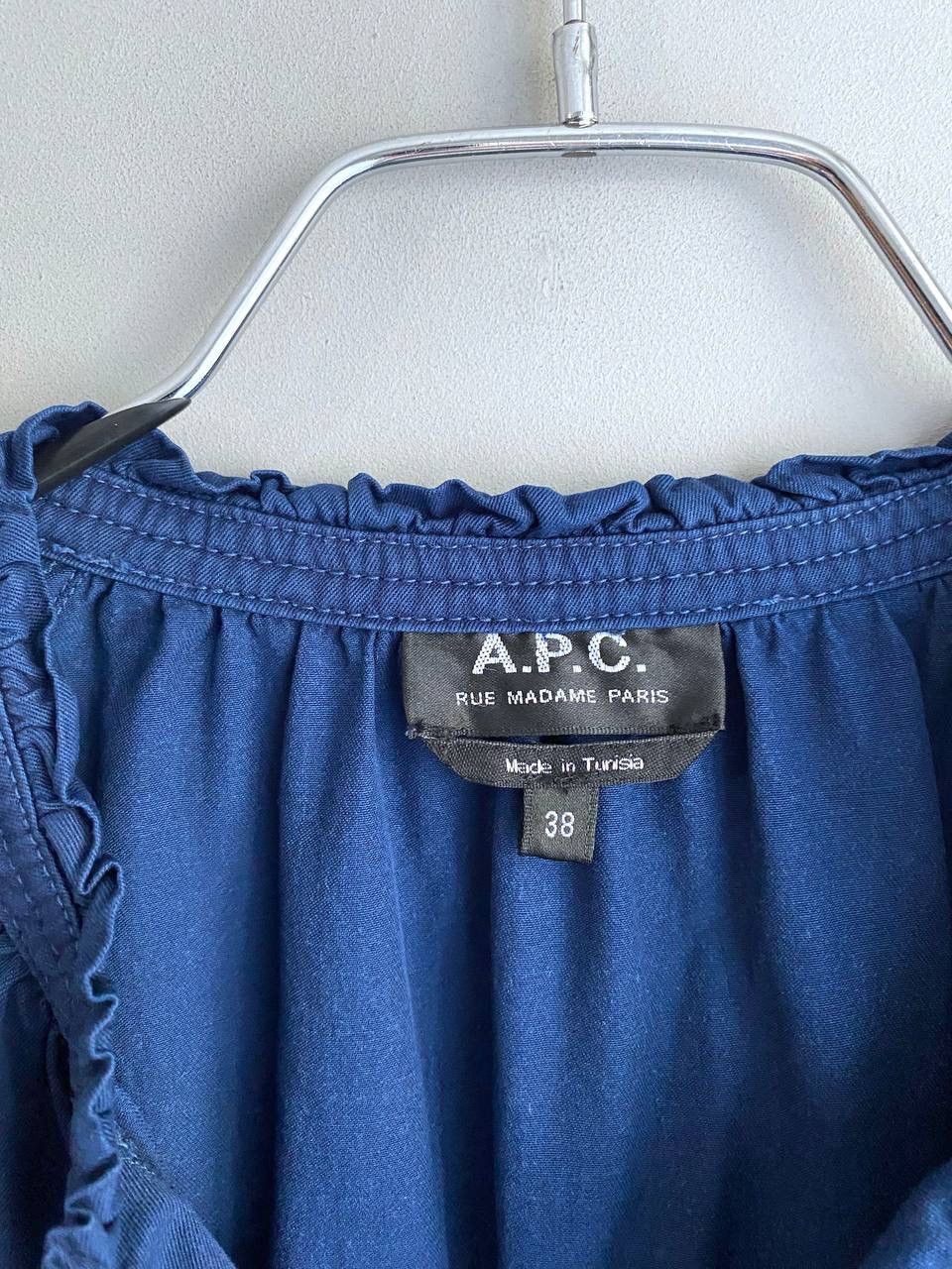 A.P.C. A.P.C. Rue Madame Paris Natalia Cotton-Blend Dress, Size 38 Size M / US 6-8 / IT 42-44 - 16 Thumbnail