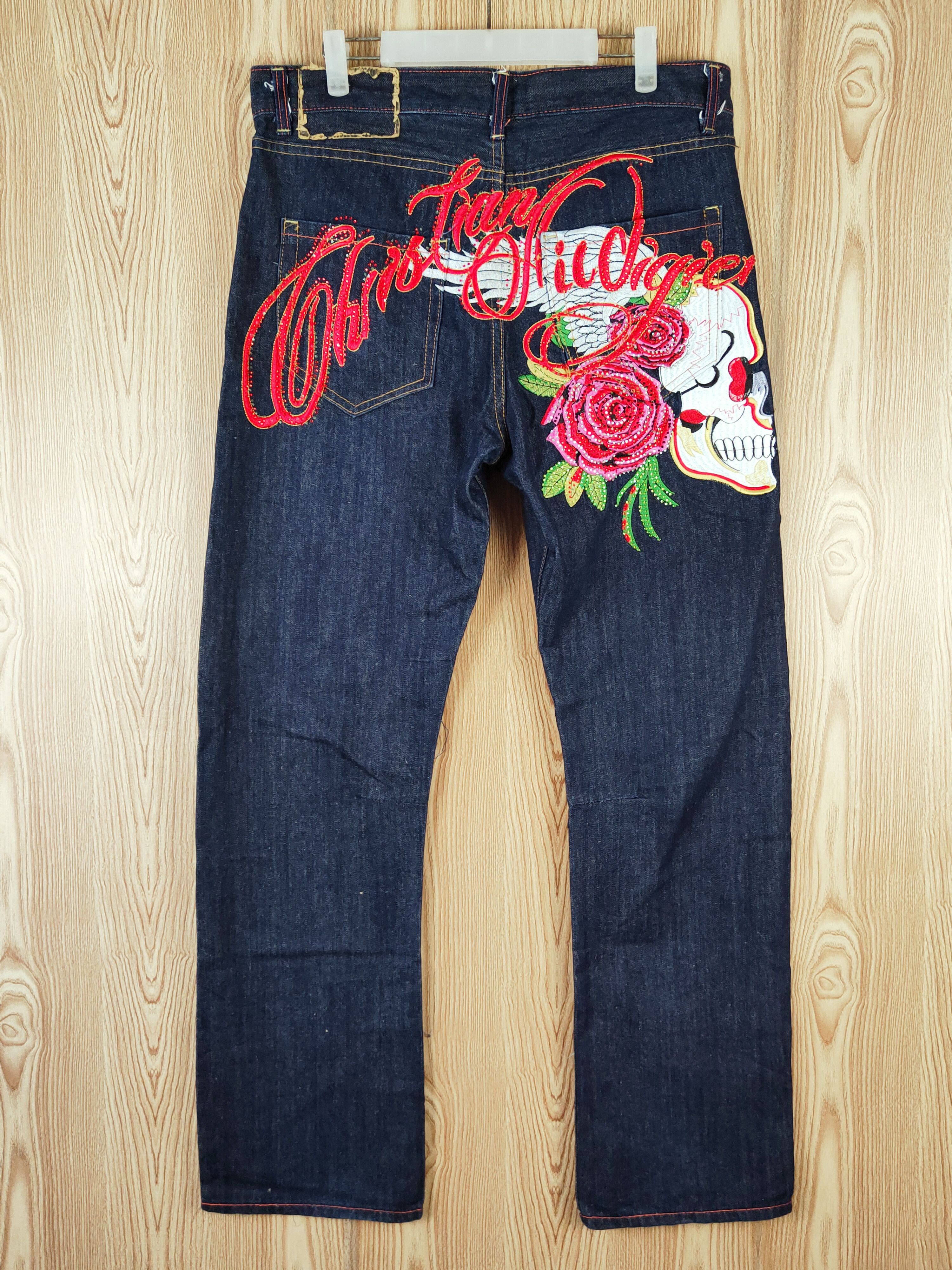 Japanese Brand Japan Dark Blue Distressed Ripped Jeans #W215 Size US 36 / EU 52 - 1 Thumbnail