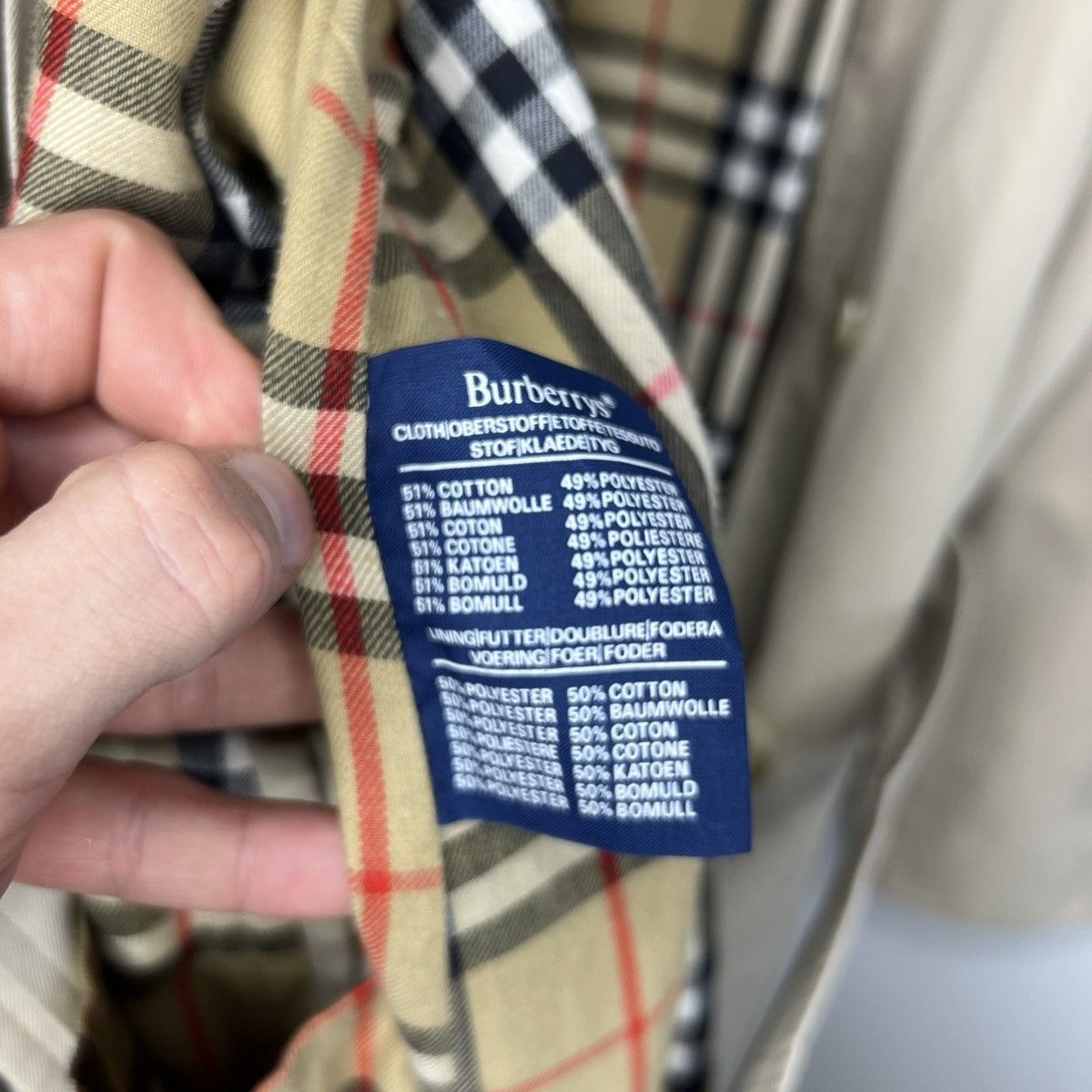 Burberry Vintage Burberry Trench Coat 90s Nova Check Beige Belted Size US S / EU 44-46 / 1 - 12 Thumbnail