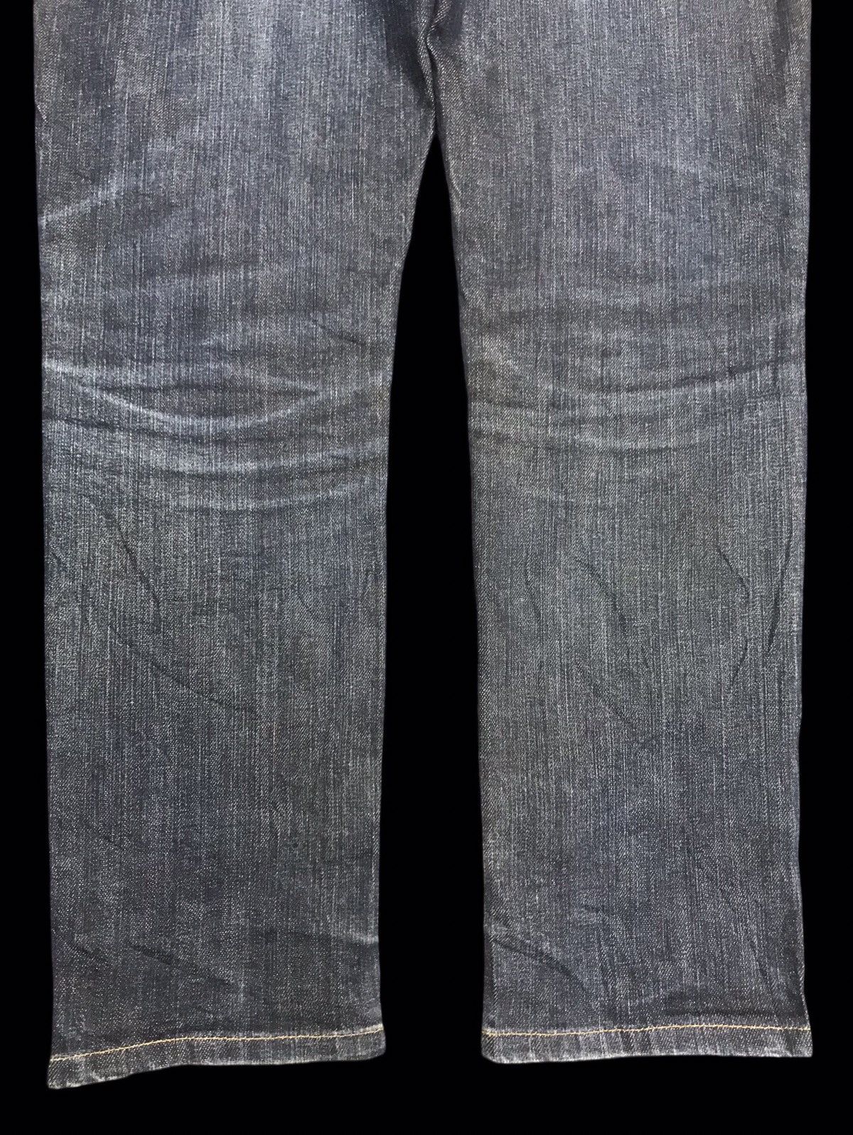 Edwin × Japanese Brand 💥EDWIN 503 Stretchable Slim Fit Distressed Denim F192 Size US 33 - 14 Thumbnail