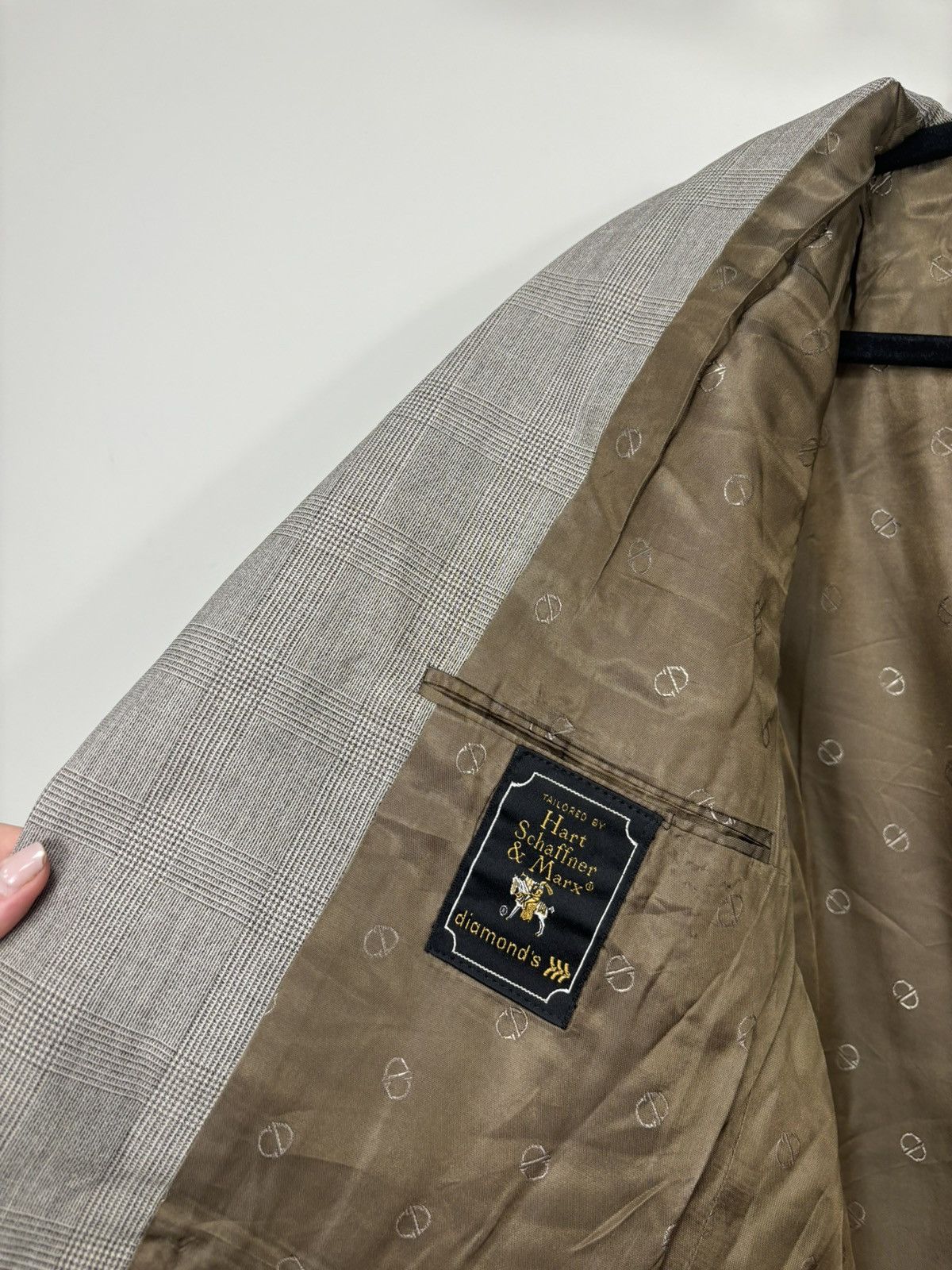 Christian Dior Monsieur Vintage Christian Dior 2-Button Checkered Wool Blazer Jacket Size 48R - 17 Thumbnail