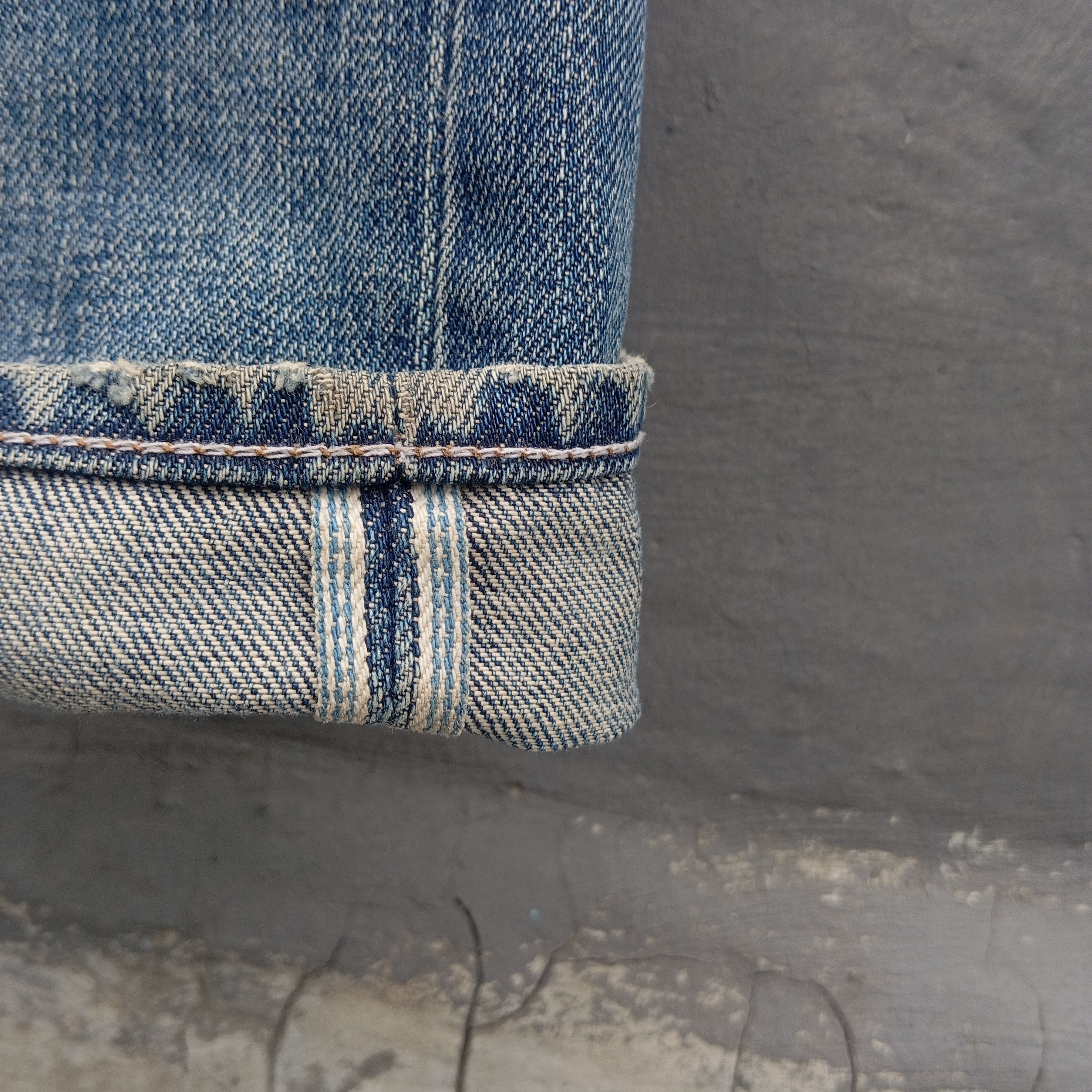 Adidas Adidas conductor distressed denim selvedge trousers Size US 30 / EU 46 - 4 Thumbnail