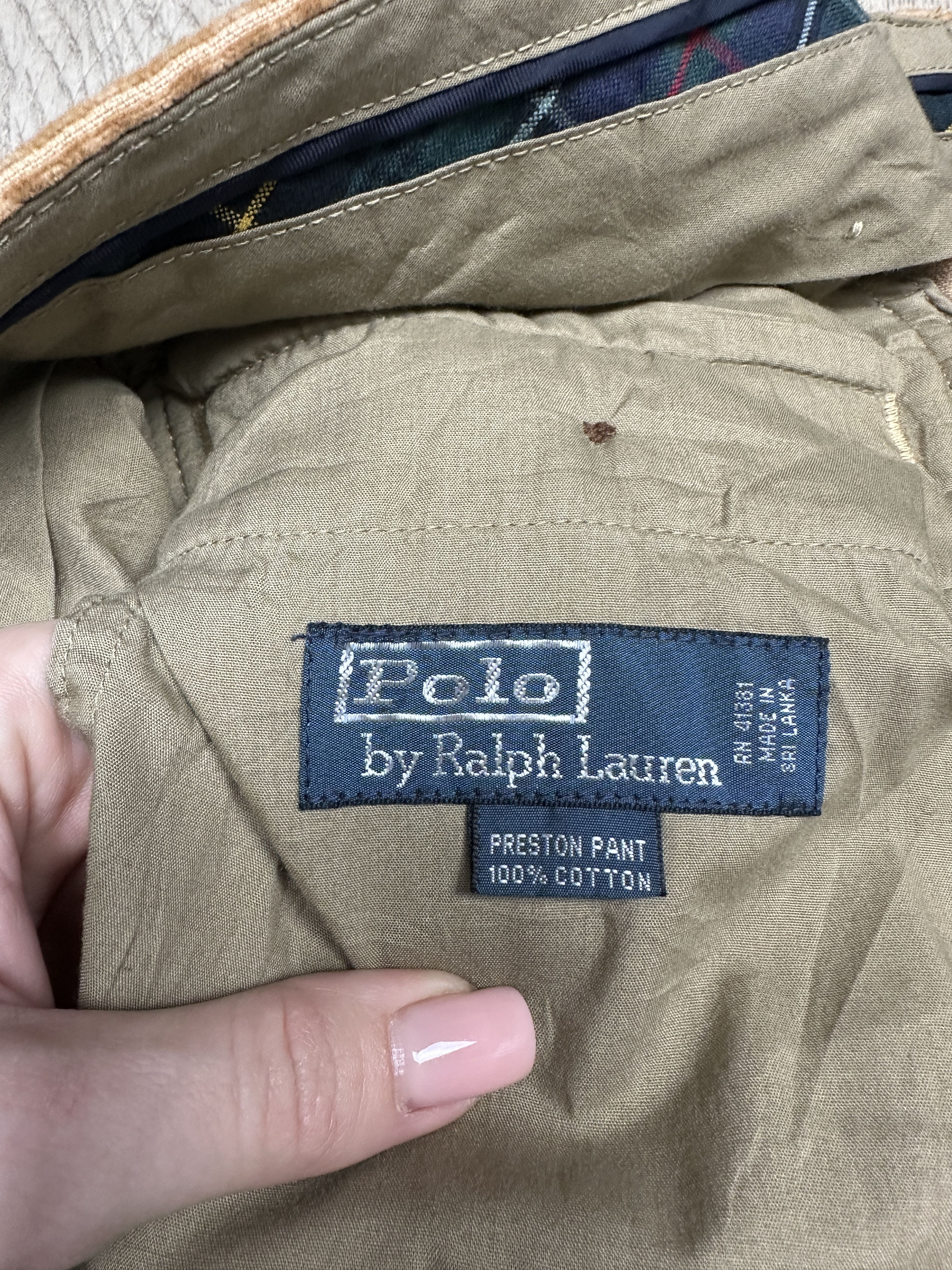 Polo Ralph Lauren Polo Ralph Lauren Vintage Mens Preston Corduroy Pants Size US 40 / EU 56 - 5 Thumbnail