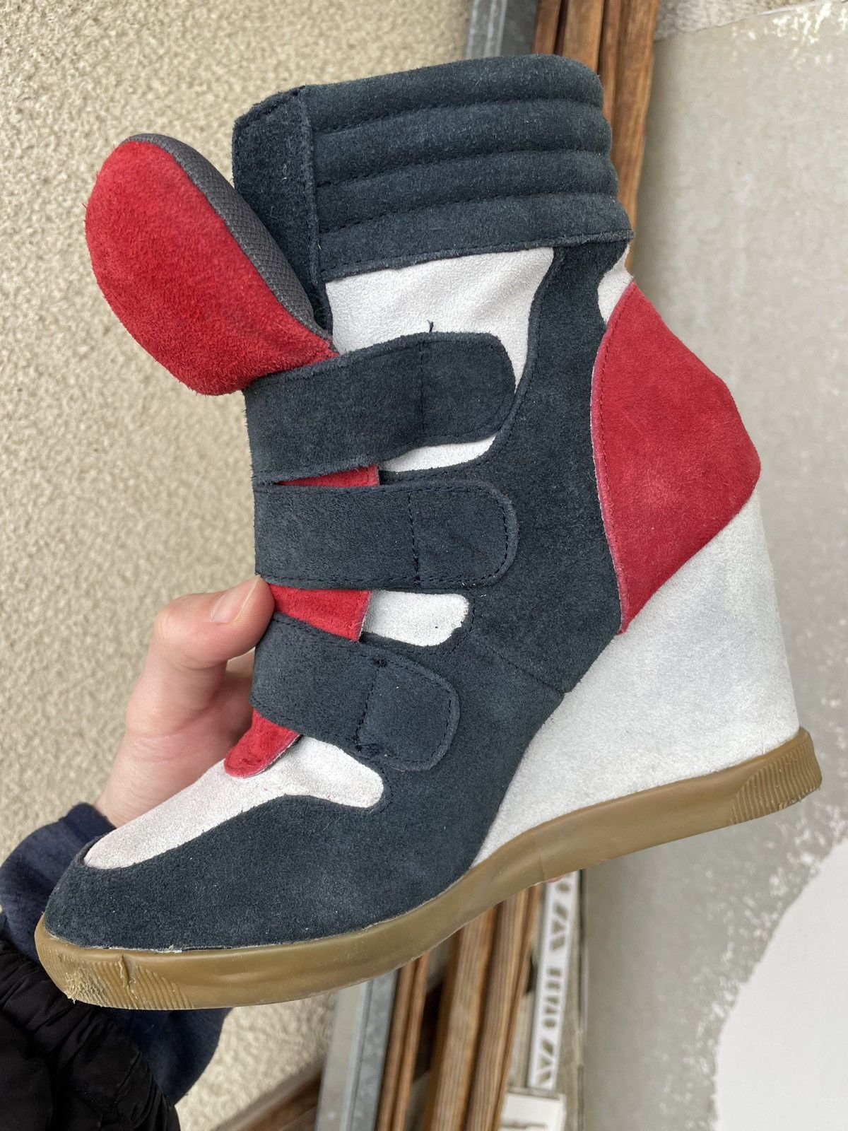 Isabel Marant Isabel Marant Style Bowie Wedge Sneakers Hi Top Shoes Sz 38 Size US 8 / IT 38 - 13 Thumbnail