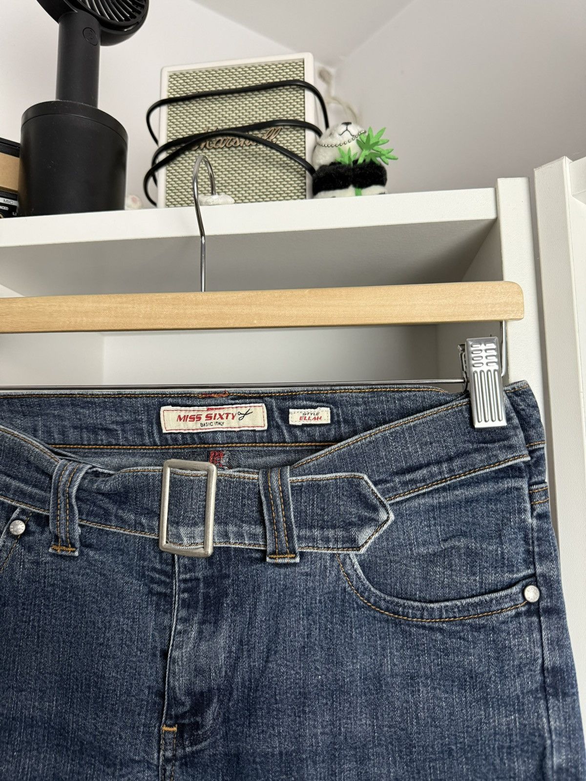Miss Sixty × Vintage Vintage y2k Miss Sixty Bell bottom wide leg denim pants 29 Size 29" - 4 Thumbnail