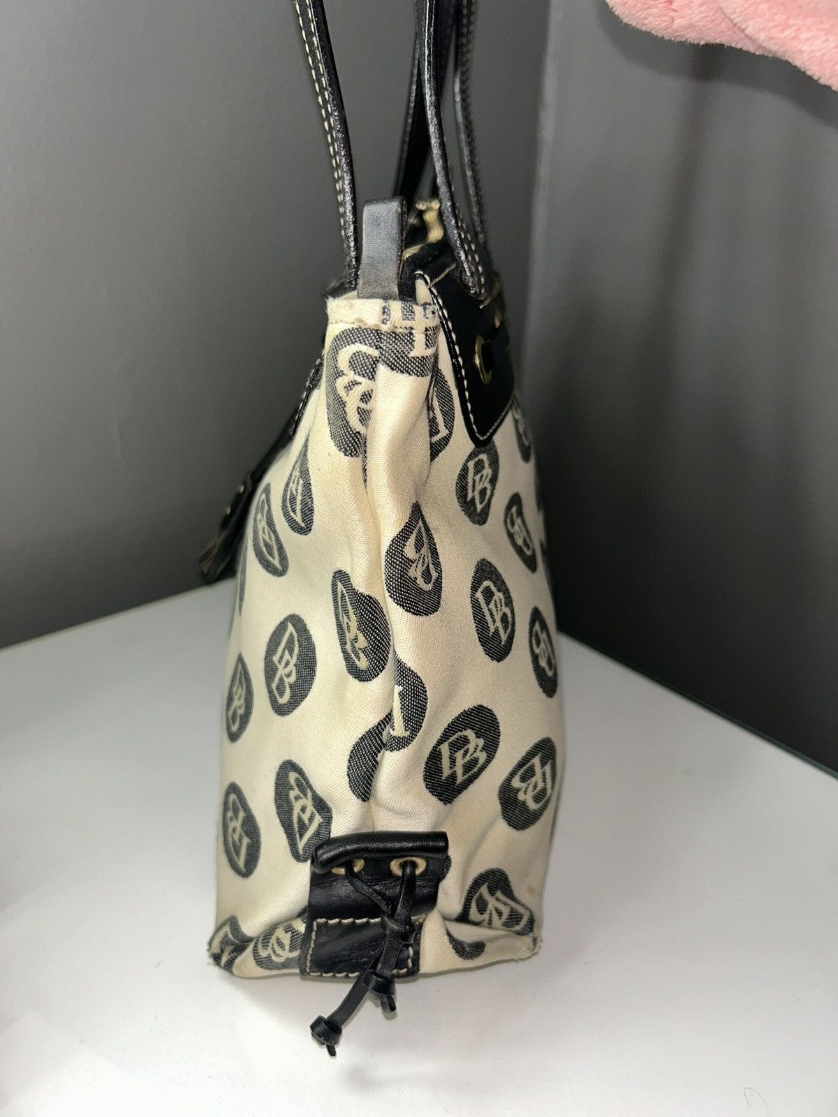 Dooney & Bourke Dooney & Bourke Canvas Signature Satchel Bubble Dot Pattern Size ONE SIZE - 10 Thumbnail